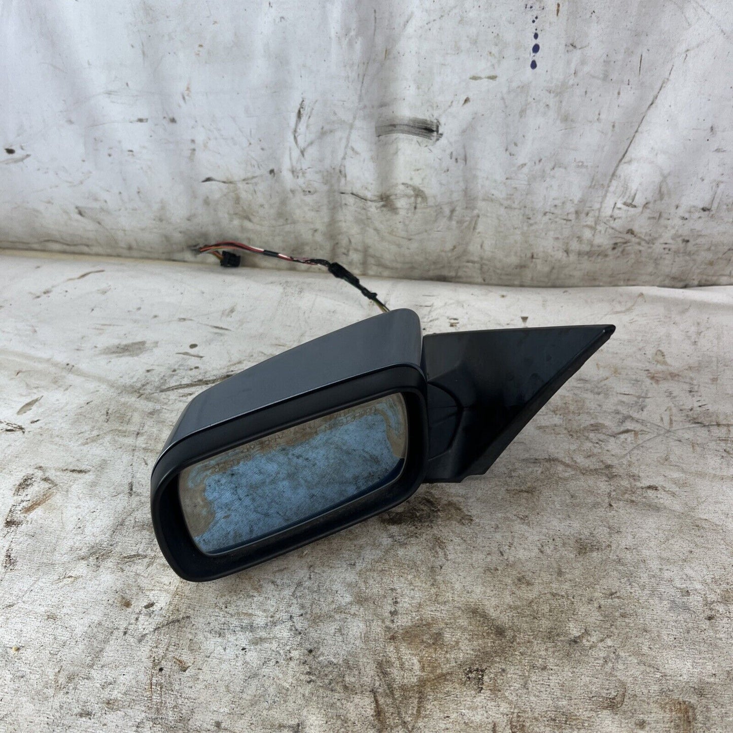 01-03 Bmw E46 320 325i 330i Sedan Left Mirror Side Stahlblau Metallic