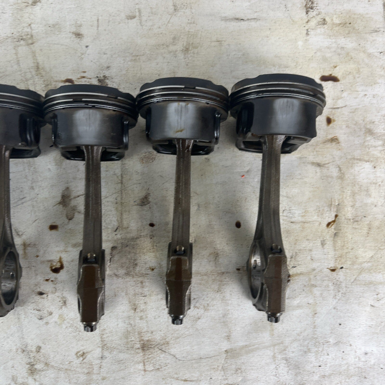 BMW E36 M52B28 Set of 6 Engine Pistons & Connecting Rods 2.8L #063