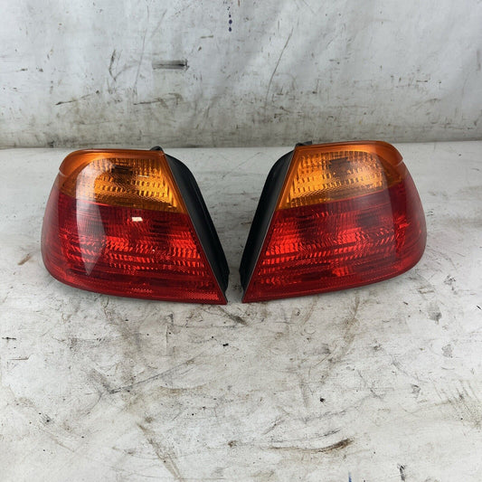 2001-2003 BMW 325CI E46 CONVERTIBLE REAR LEFT & RIGHT TAIL LIGHT LAMP SET OEM