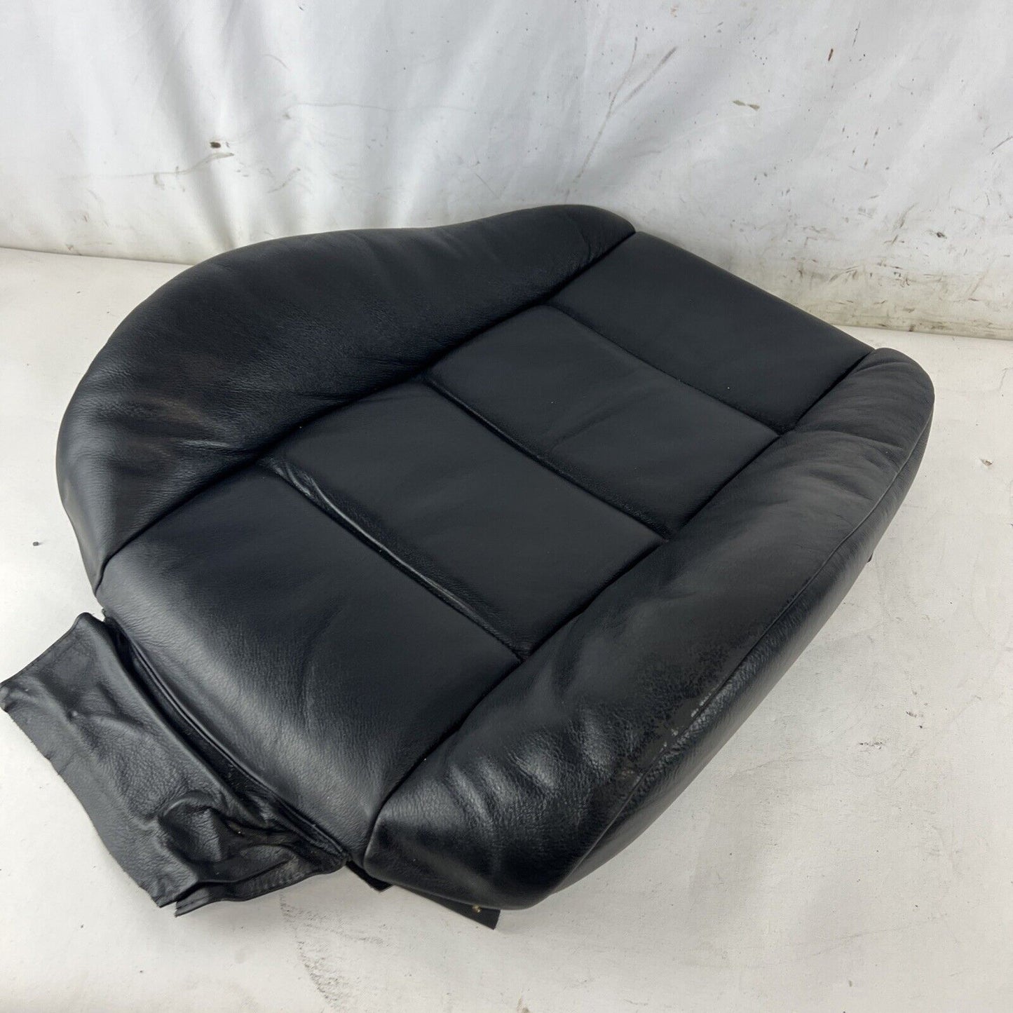 BMW E36 BLACK Front Seat 325 328 323 318 TOP Cushion OEM Coupe Sedan Leather