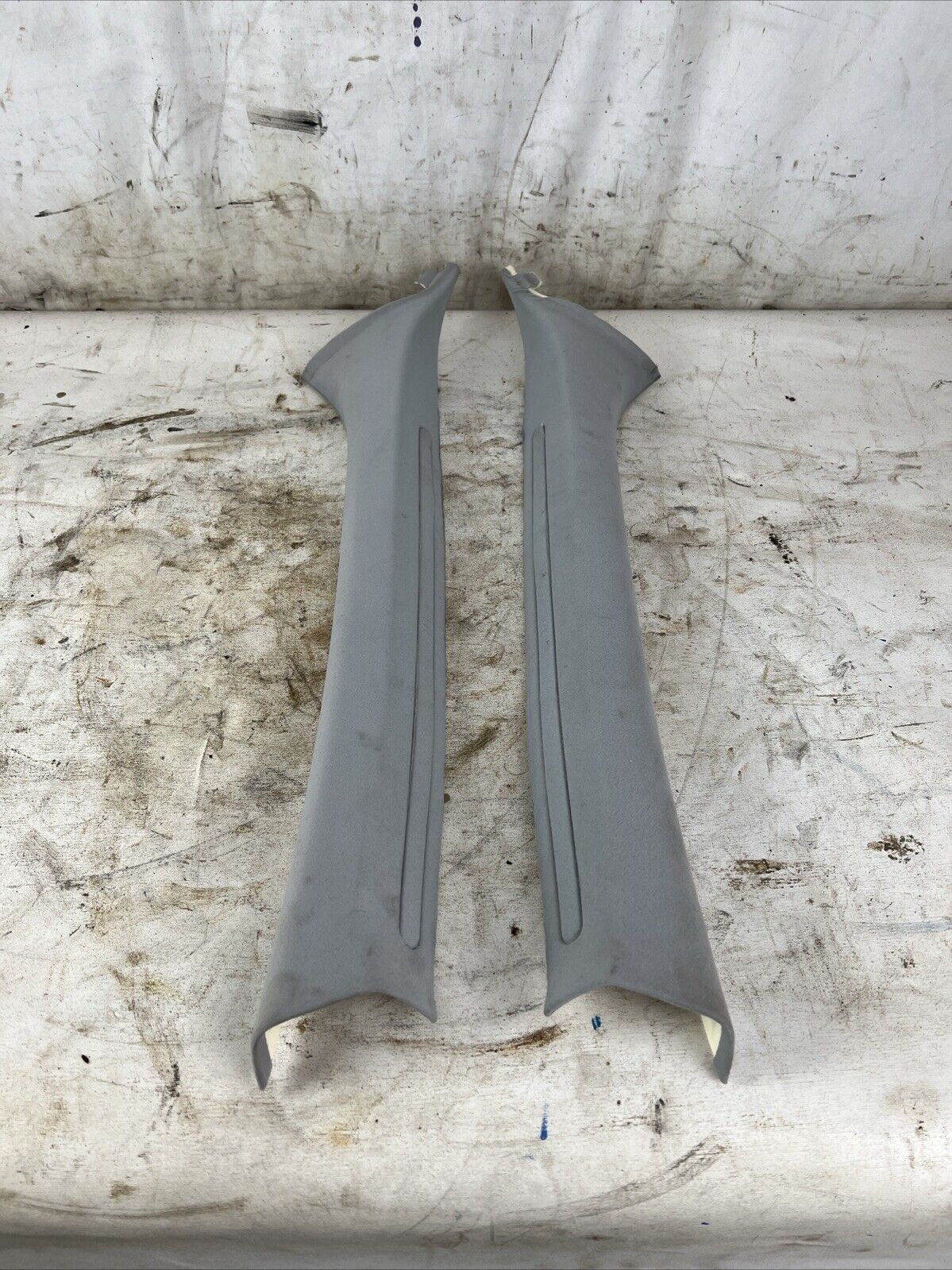 BMW 3-series E46 Sedan/Touring Left Right Column A Covers for Gray Ceiling OEM