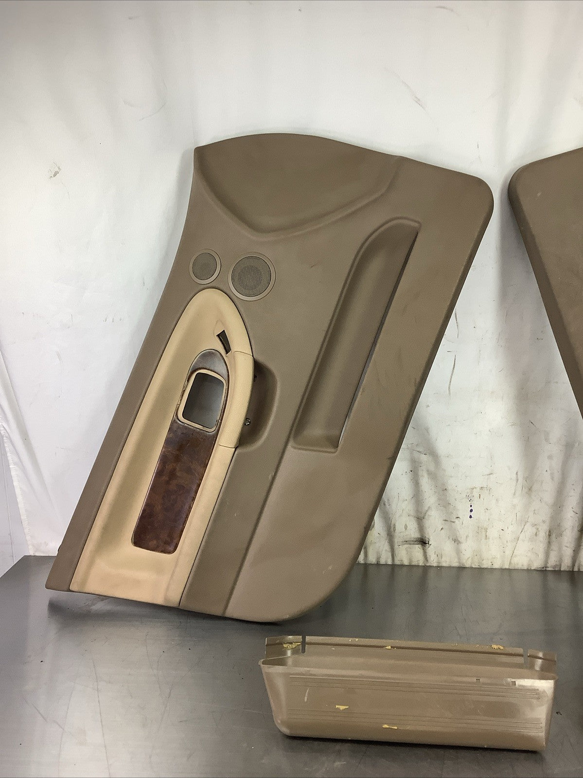 BMW E36 Tan 3-Series Sedan 4 Door Front Set Door Panel Trim 323 325 328 M3 WOOD