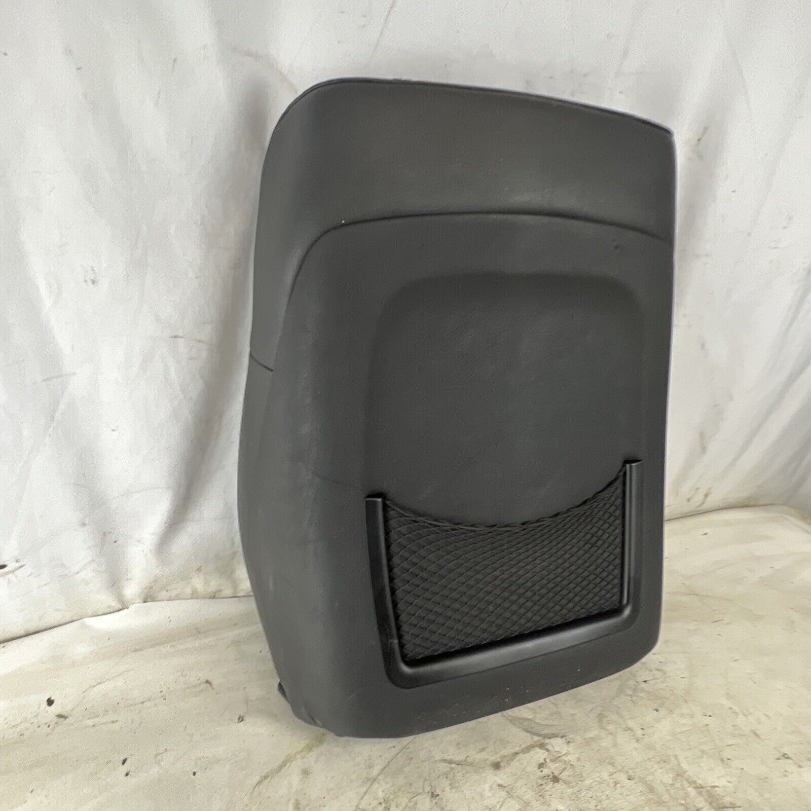 BMW 2004 E46 sedan Front R or L Seat back Black vinyl SPORT OEM Cover/Foam #063