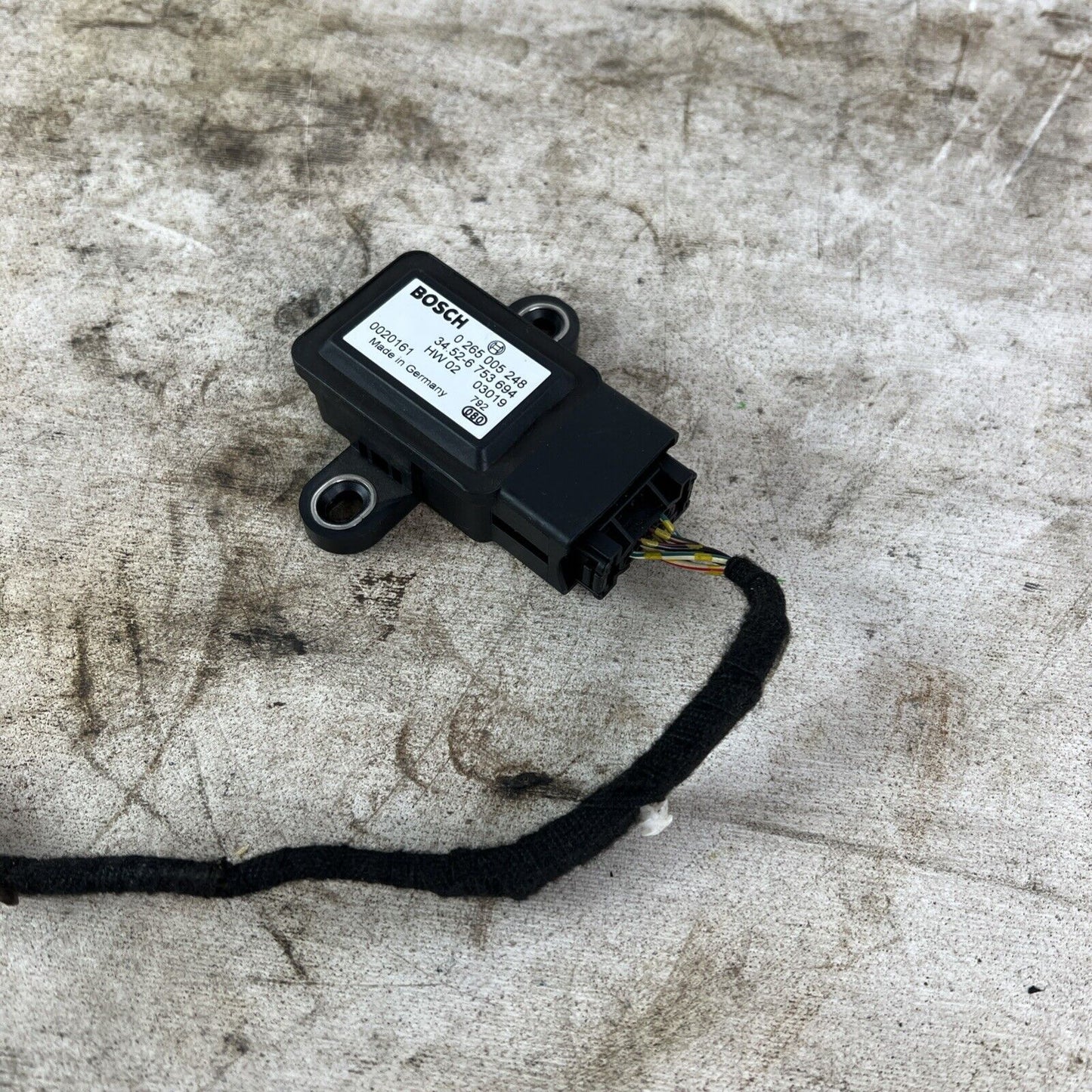 BMW 3 5 7 X5 Series E38 E39 E46 E52 E53 E53 DSC Speed Sensor Rotary Rate 6753694