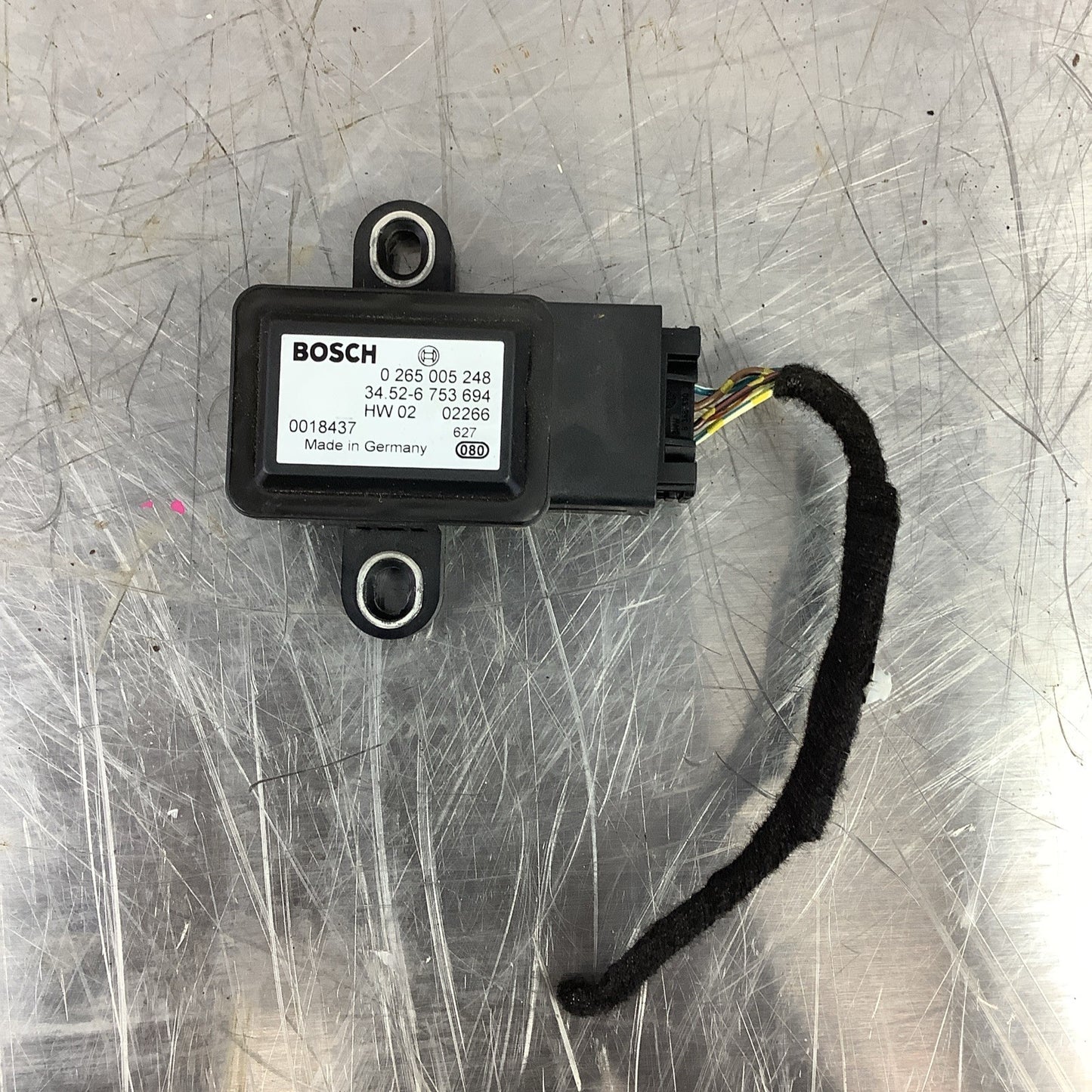 BMW E46 E39 E38 E53 X5 E52 SPEED YAW RATE SENSOR STABILITY CONTROL