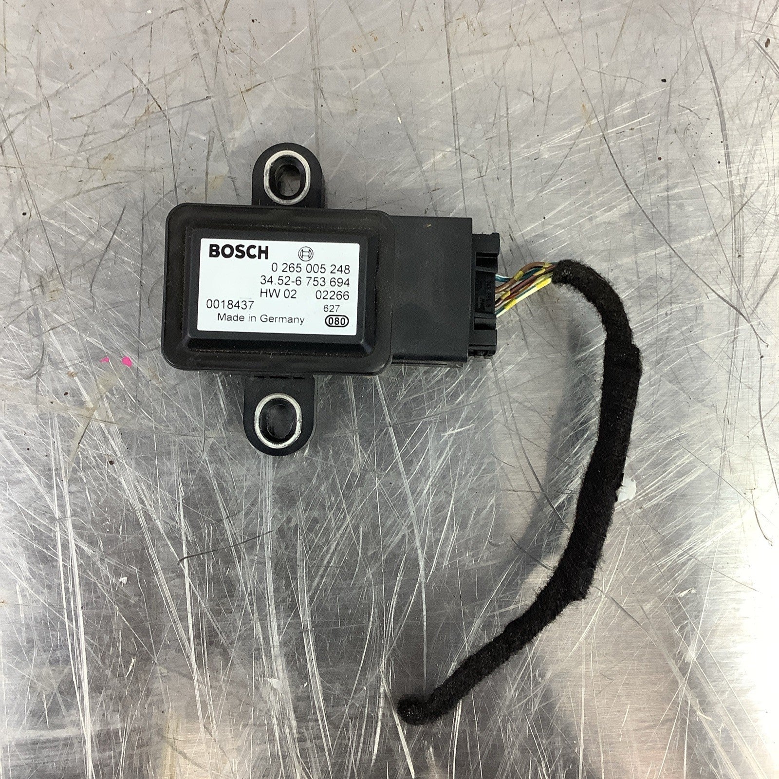 BMW E46 E39 E38 E53 X5 E52 SPEED YAW RATE SENSOR STABILITY CONTROL