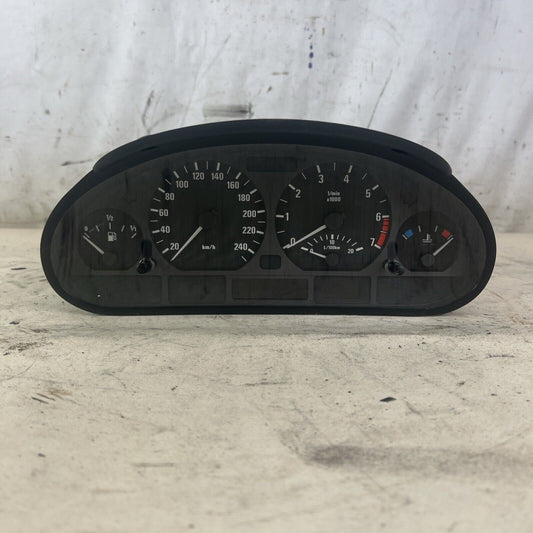 INSTRUMENT CLUSTER GAUGES 217K KM SEDAN AUTO BMW E46 328 325 323 KPH