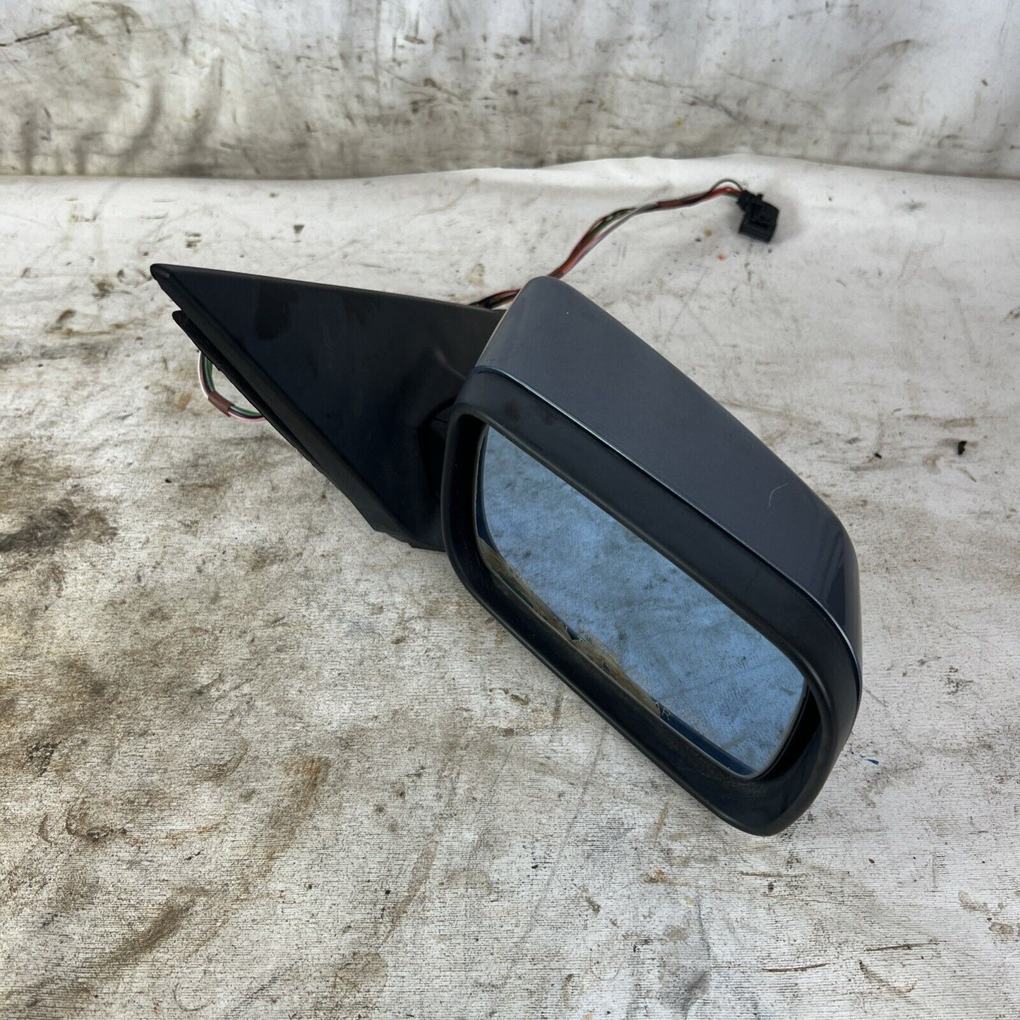 01-03 Bmw E46 320 325i 330i Sedan Right Mirror Side Stahlblau Metallic