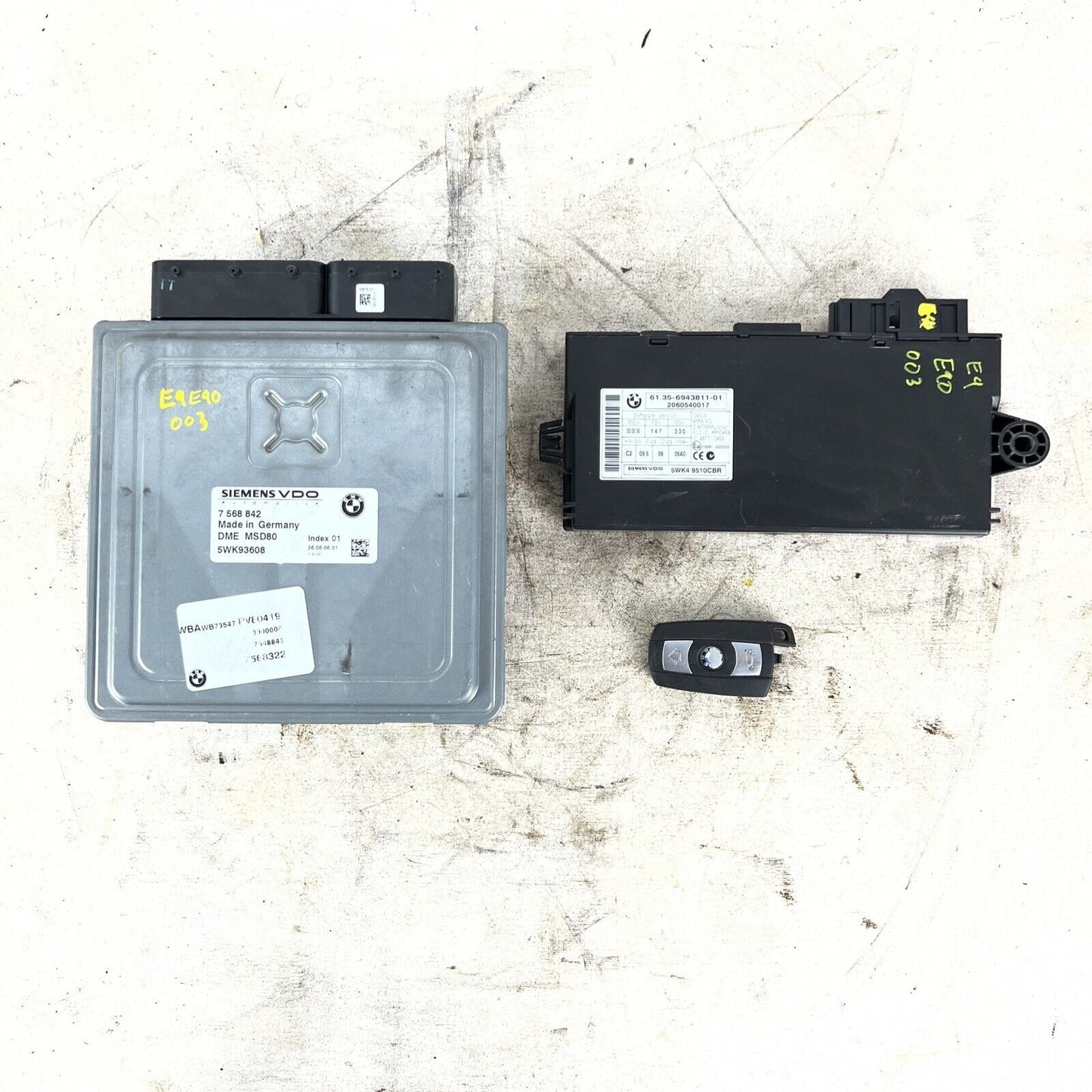 ✅06-13 BMW E90 E92 E93 135i 335i N54 Engine Control ECU DME CAS Key MANUAL