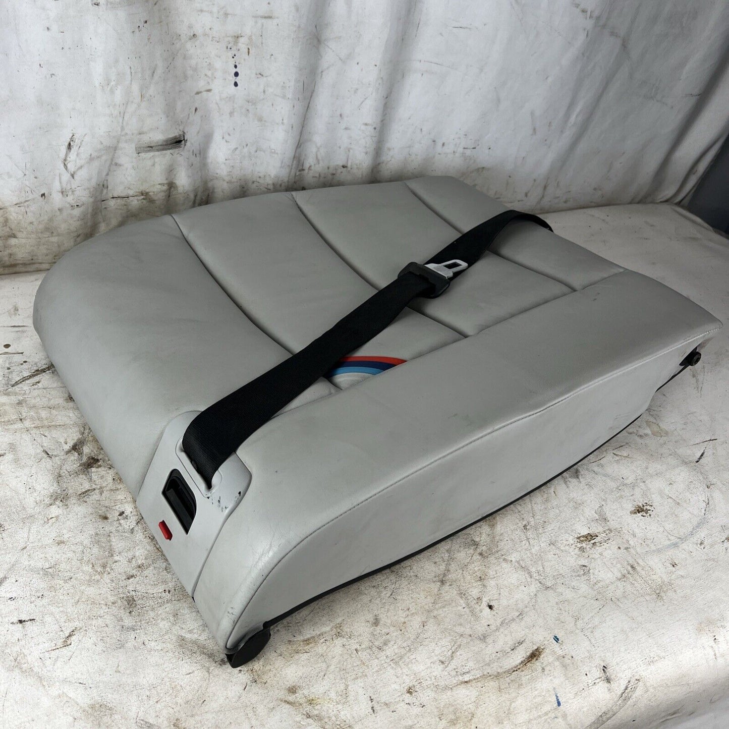 Used BMW E36 M3 Coupe 2dr Rear leather Seat Backs Vader Dove Grey M Srtipe