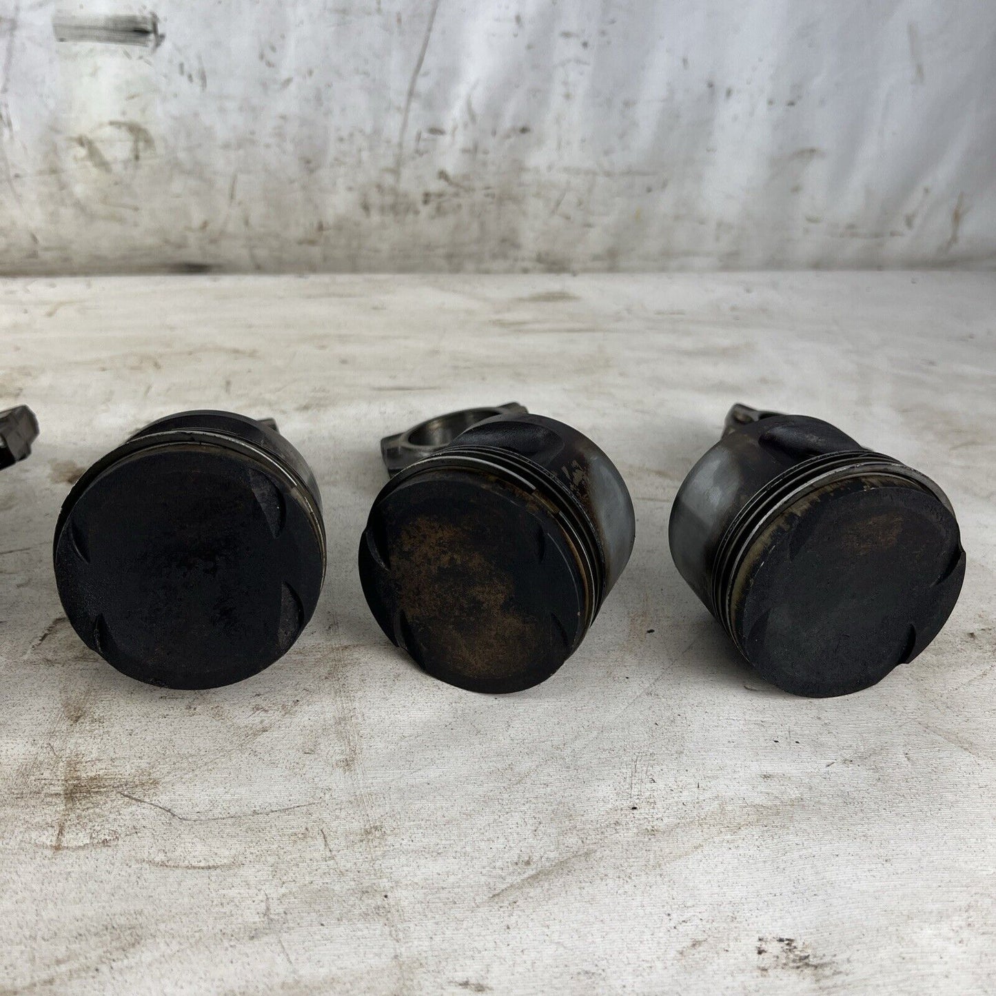 6X OEM BMW E36 325i E34 525i M50B25 NON VANOS ENGINE PISTONS RODS 83.98mm