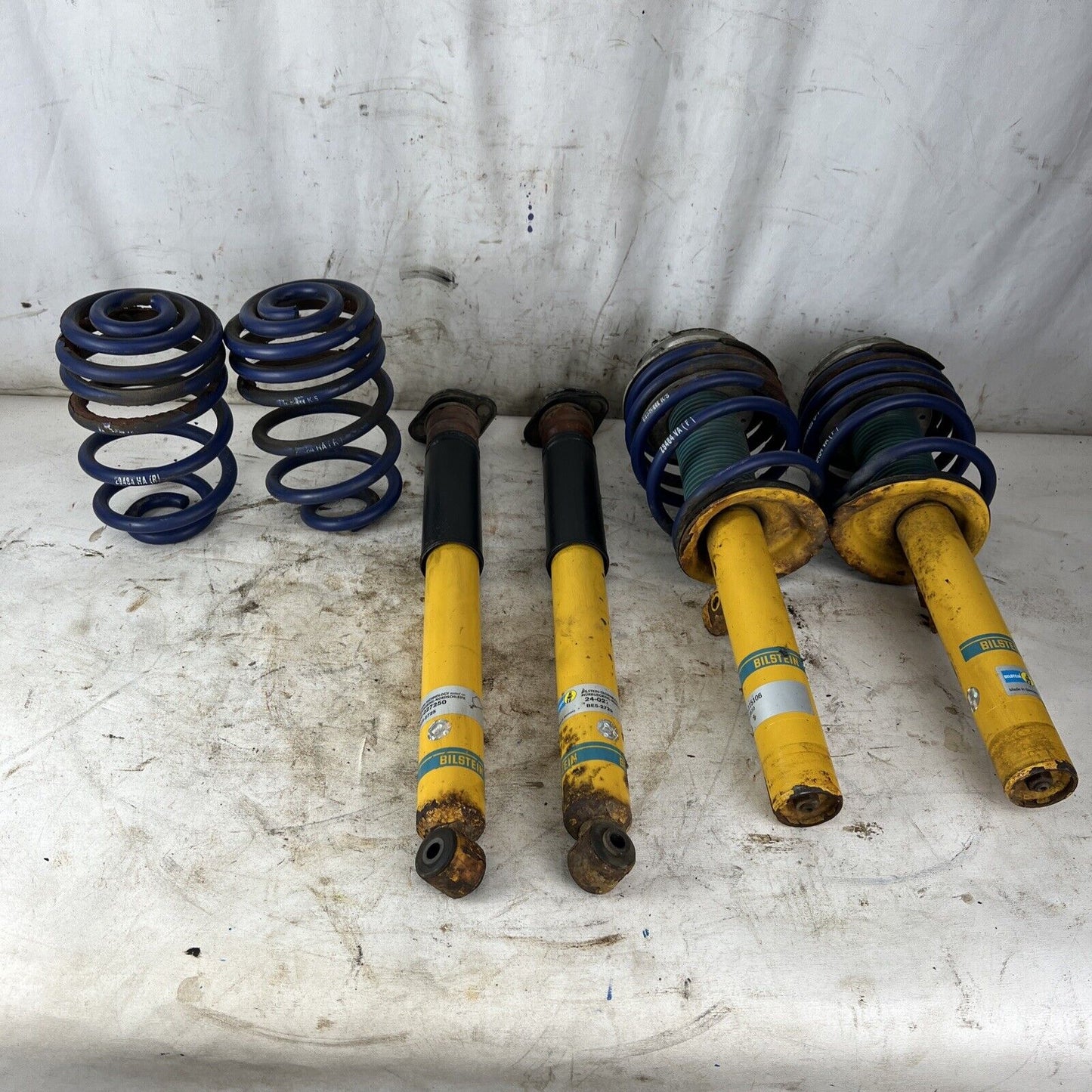 2001-2006 BMW E46 330Ci 328i 330i Bilstein shock strut suspension H&R Springs