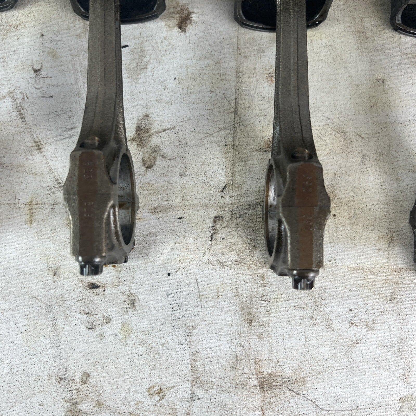 BMW E36 M52B28 Set of 6 Engine Pistons & Connecting Rods 2.8L #063