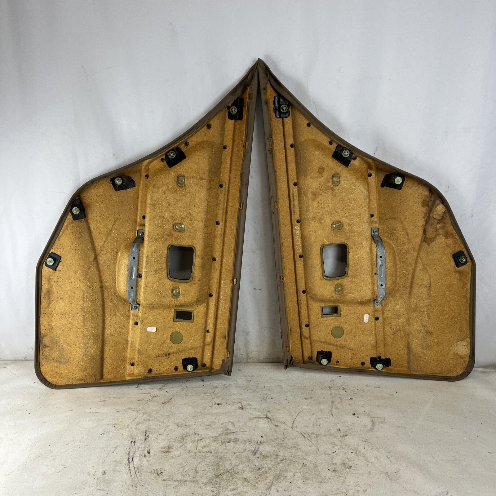 BMW E36 Sedan REAR DOOR PANELS TAN PAIR 325 318 328 Card 4 Door TRIM OEM BEIGE