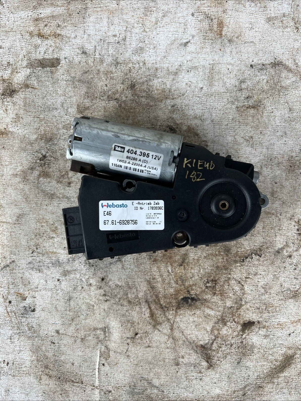 Genuine MINI & BMW Sunroof Roof Motor / Drive Unit R50 R53 E46 E38 - 6928756