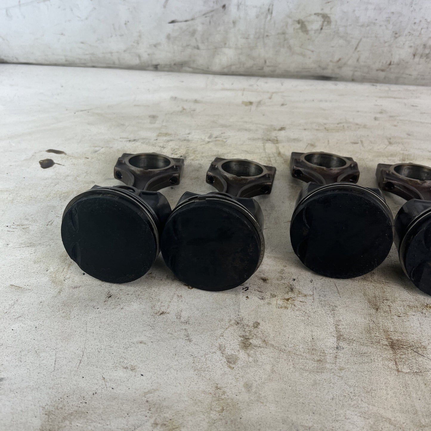 BMW E36 M52B28 Set of 6 Engine Pistons & Connecting Rods 2.8L #062