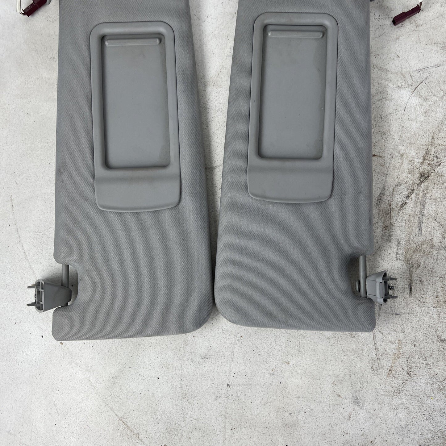2007 - 2012 BMW 3 SERIES E92 COUPE SUN VISOR SHADE W MIRROR LEFT RIGHT SET OEM