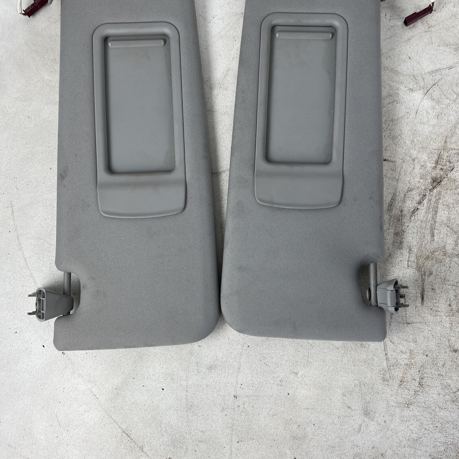 2007 - 2012 BMW 3 SERIES E92 COUPE SUN VISOR SHADE W MIRROR LEFT RIGHT SET OEM