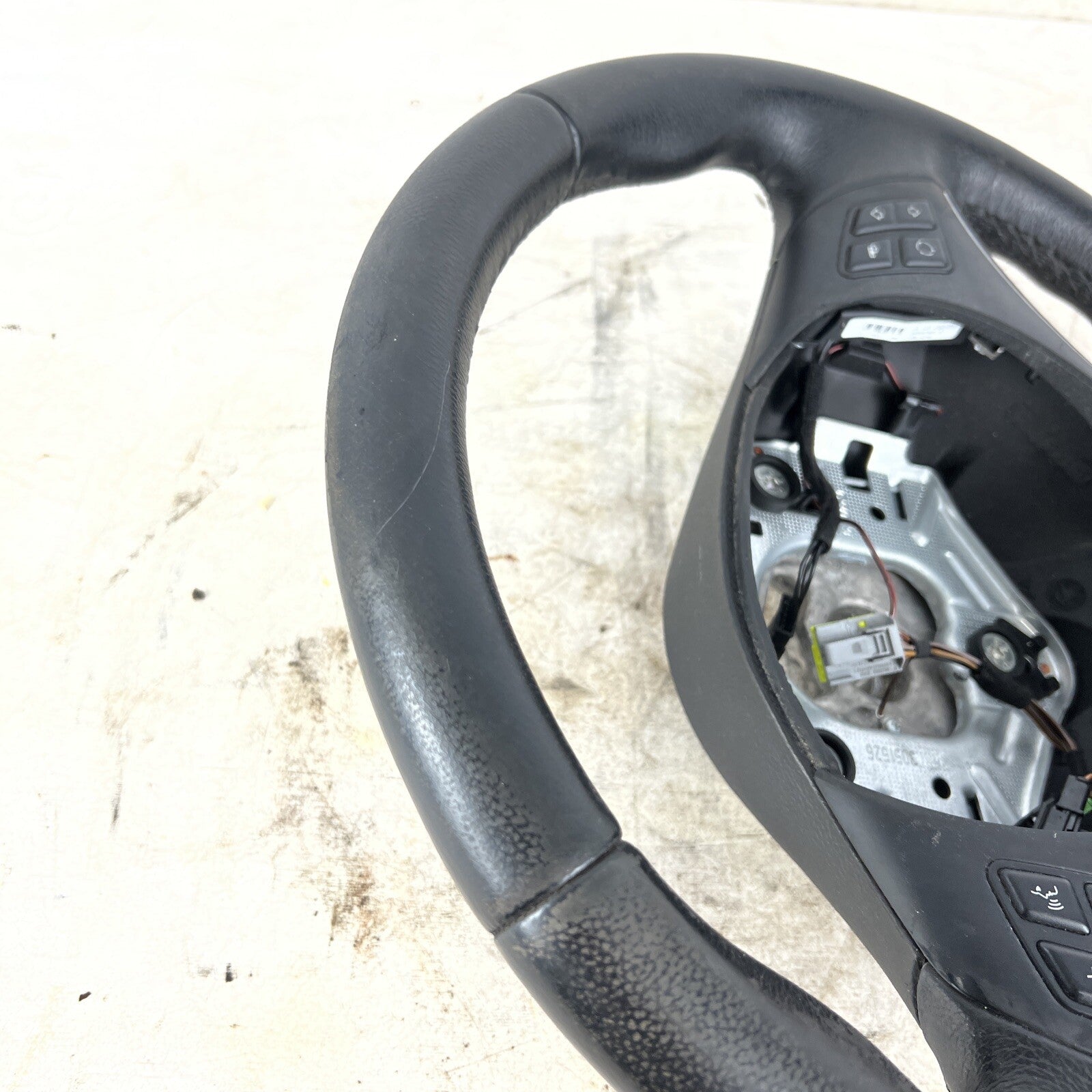 ? 07-11 OEM BMW E82 E90 E92 E93 X1 328 335 Sport Leather Steering Wheel Black MT