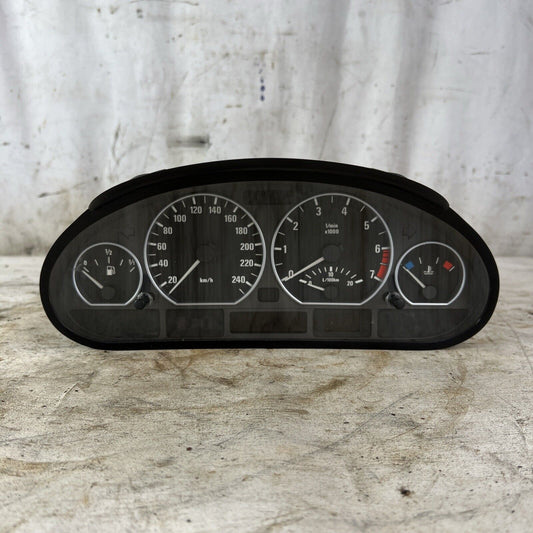 2001-2006 BMW E46 330i Sedan Instrument Cluster for Auto Trans OEM KPH 231 k KM