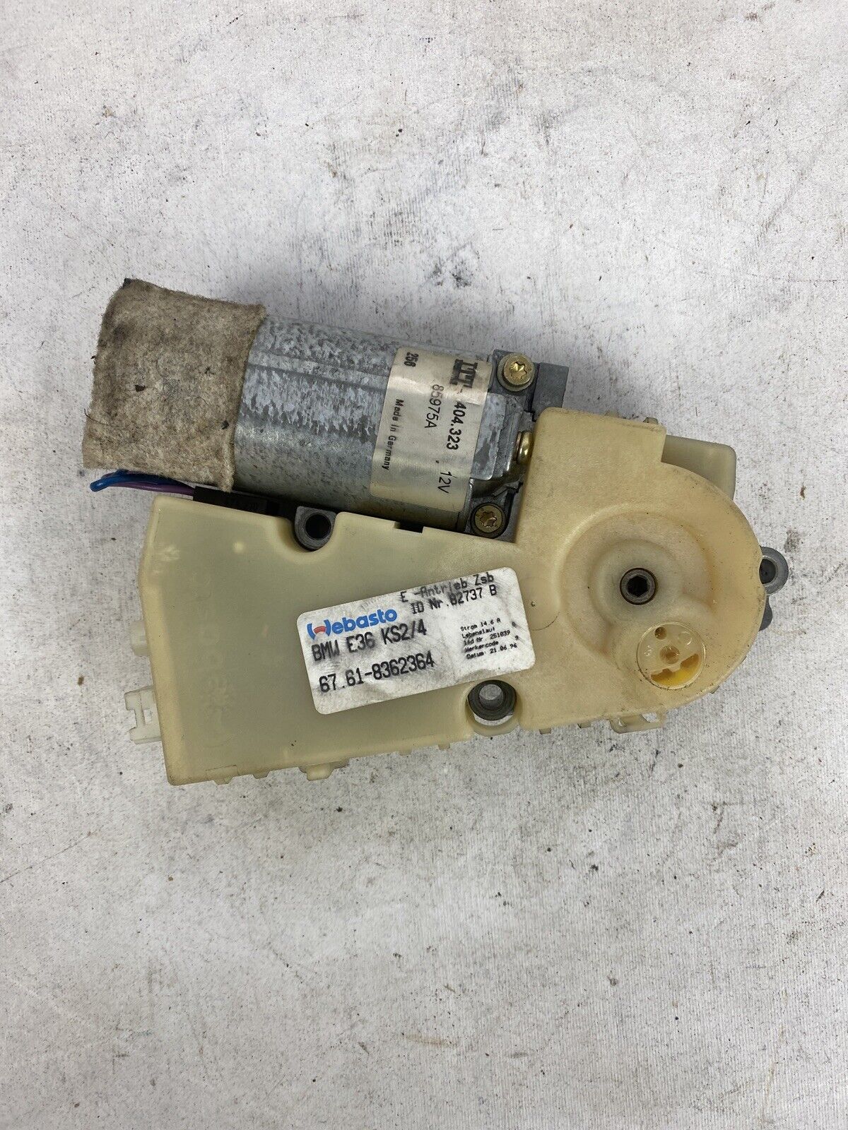 BMW SUNROOF ELECTRIC MOTOR DRIVE CONTROL WINDOW MODULE 328I 92-99 OEM