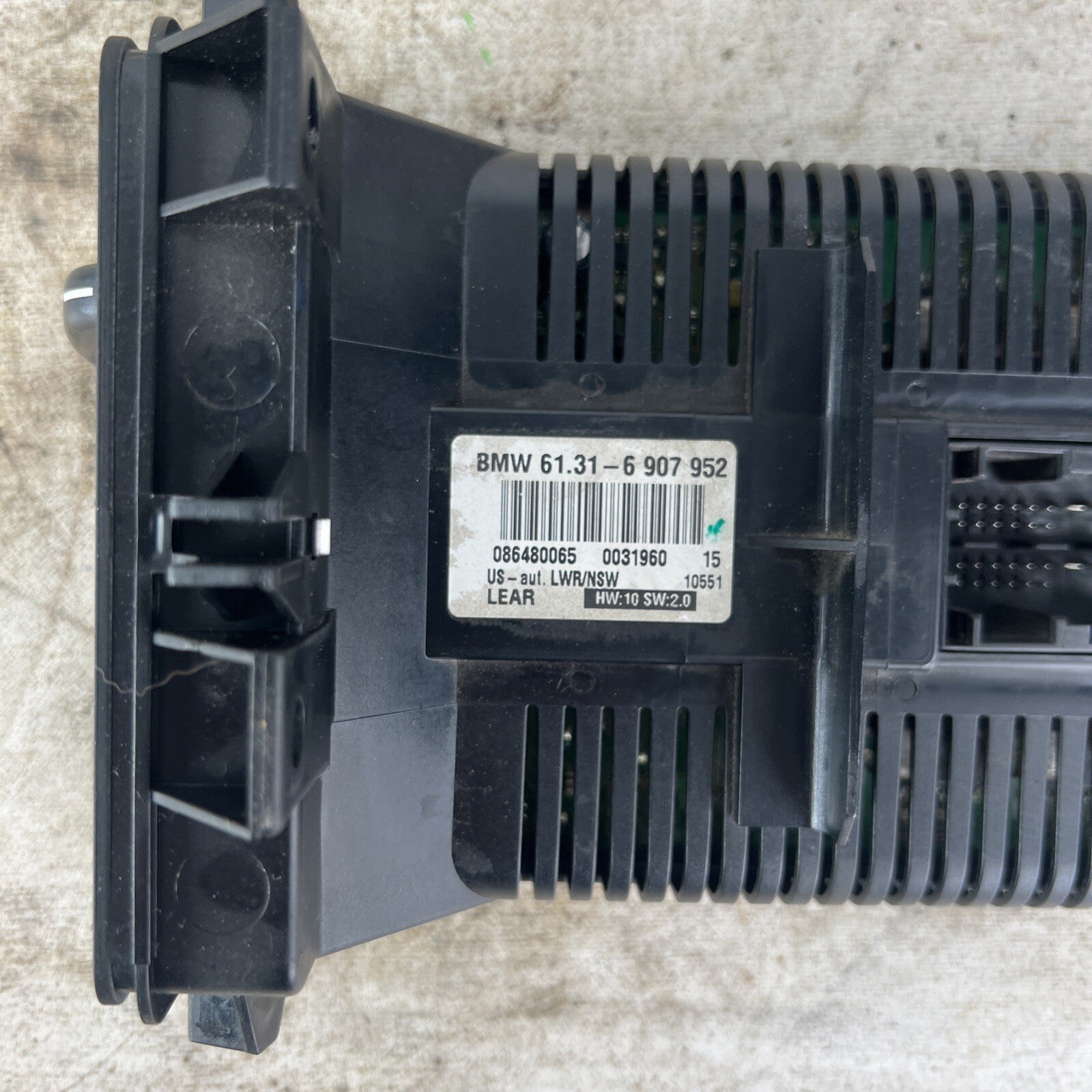 2001 BMW E46 330I 325I HEADLIGHT/FOG LIGHT CONTROL SWITCH MODULE (OEM)