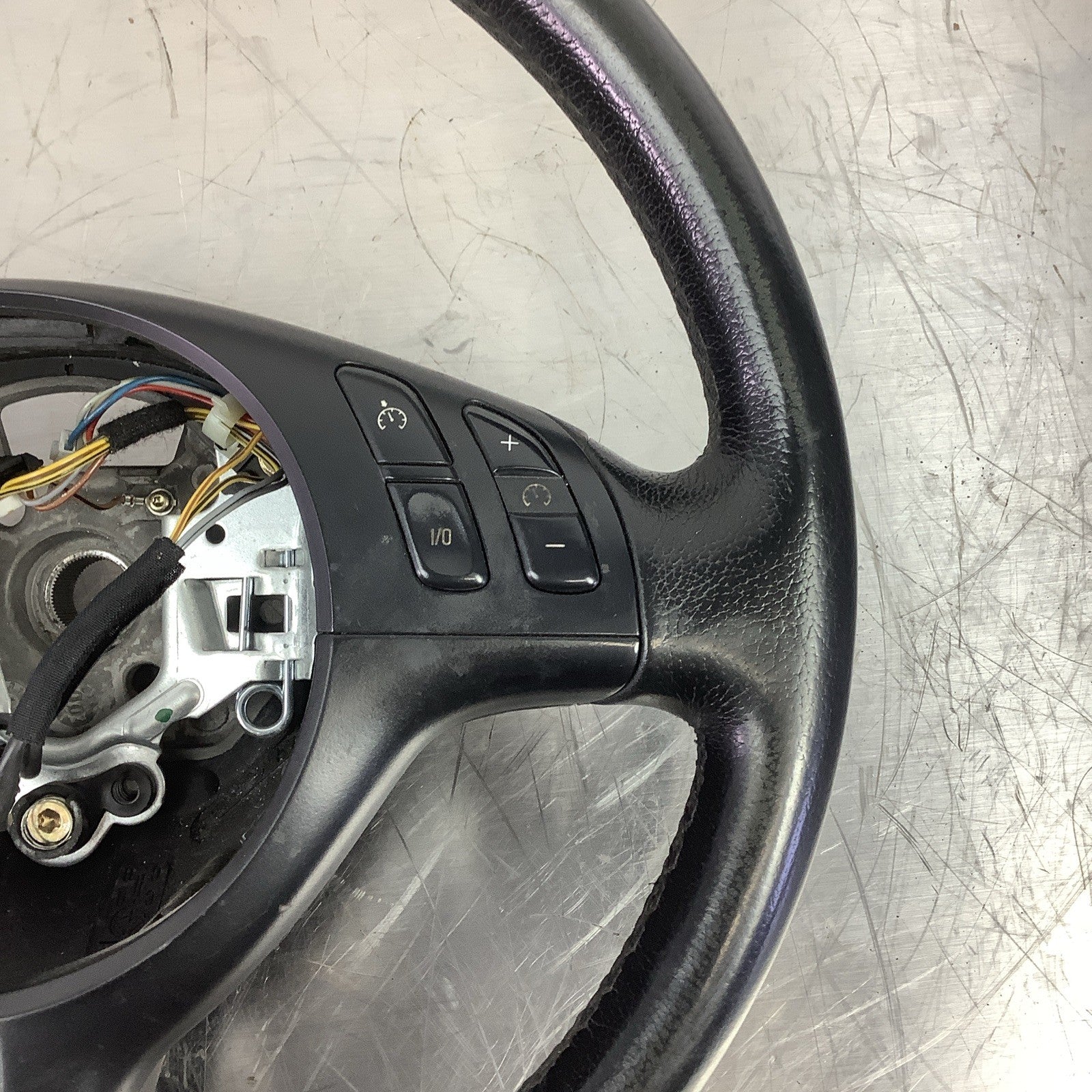 99-06 BMW E46 3 Series Multifunctional Sport Steering Wheel Leather Black OEM✅