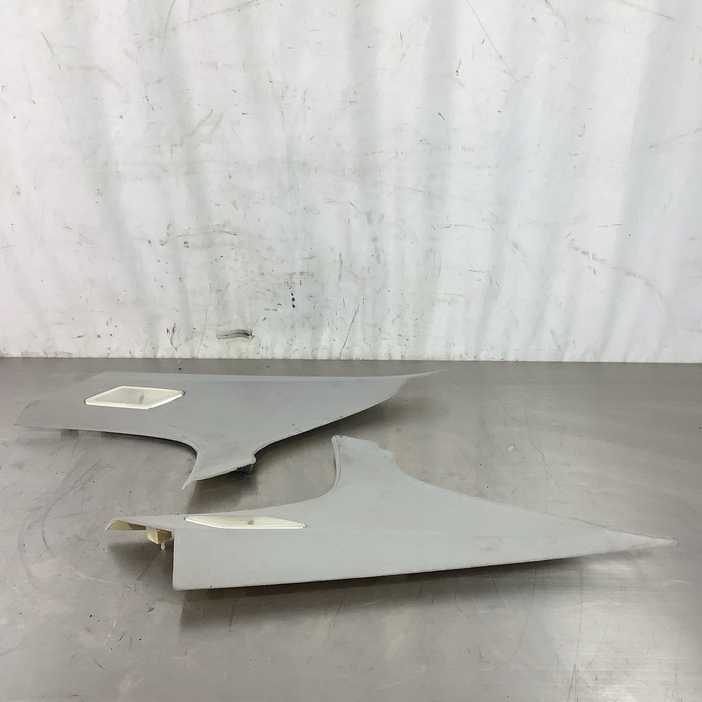 BMW E46 3-Series Sedan Gray C Pillars Lights Trims Set 1999-2005 OEM #051