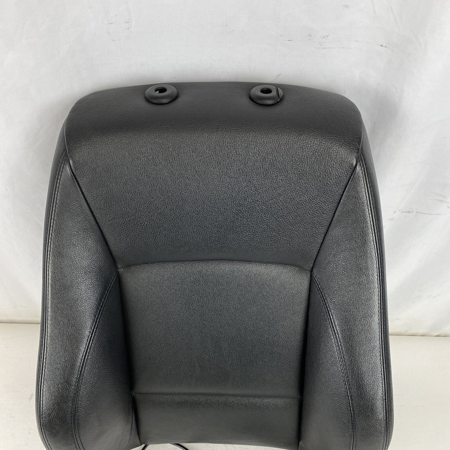 06-08 BMW E90 Front Right Sport Seat Back Black Dakota Leather Heated OEM