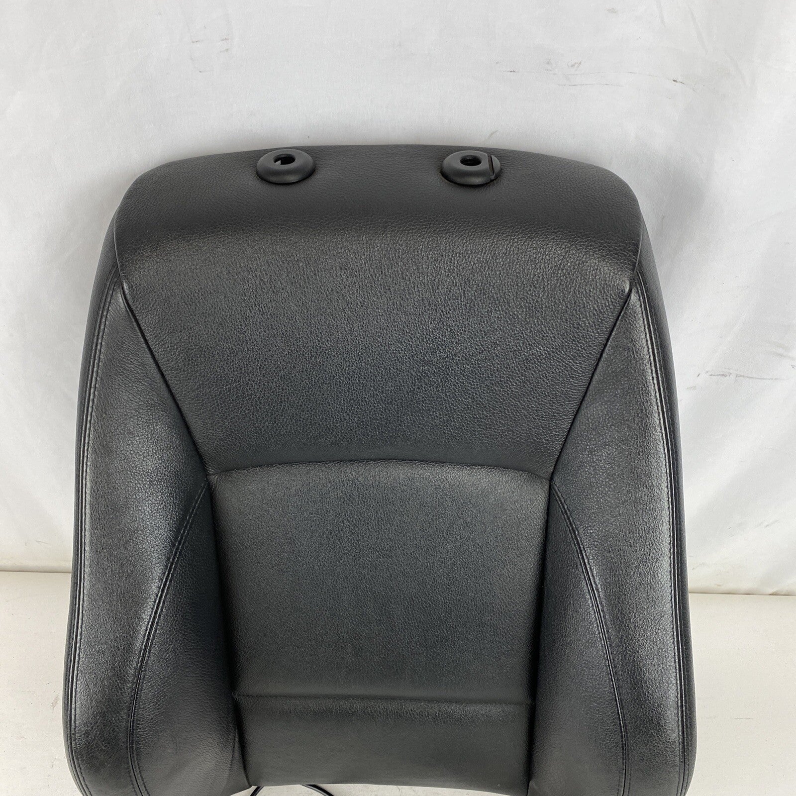 06-08 BMW E90 Front Right Sport Seat Back Black Dakota Leather Heated OEM