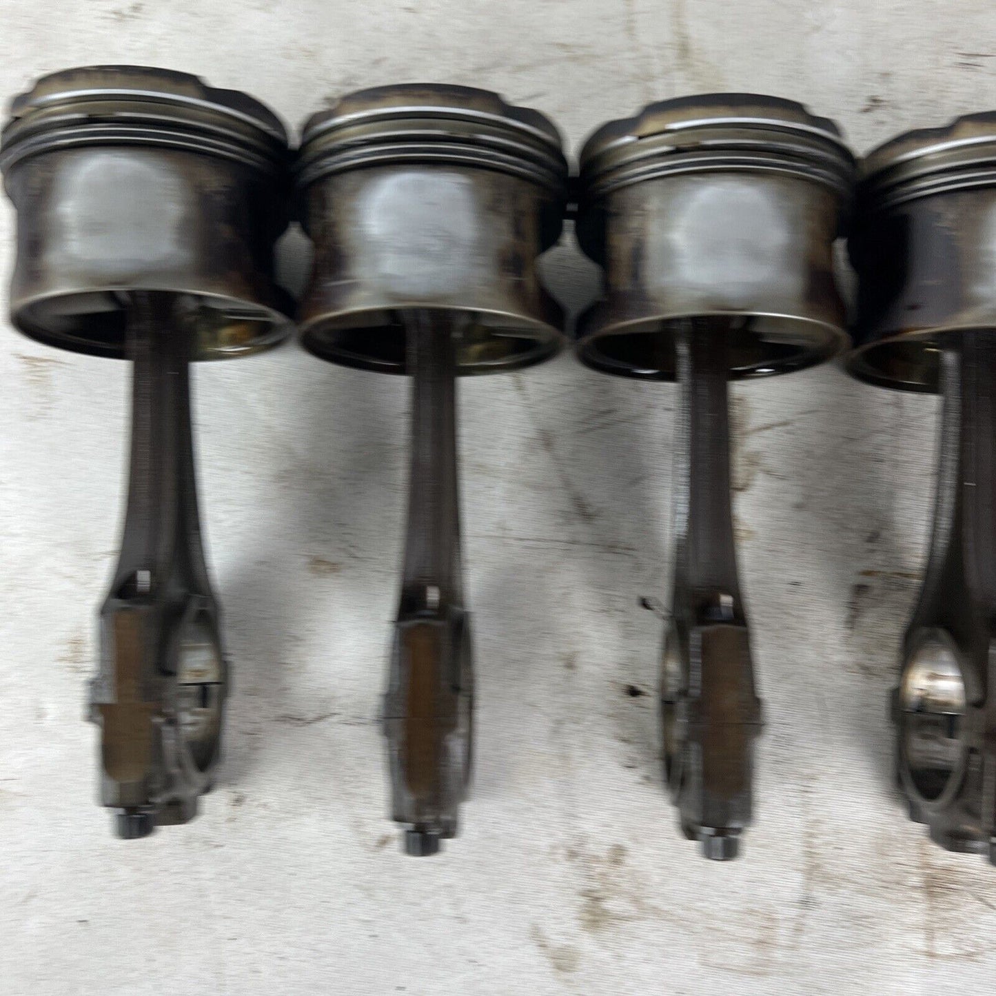 6X OEM BMW E36 325i E34 525i M50B25 NON VANOS ENGINE PISTONS RODS 83.98mm