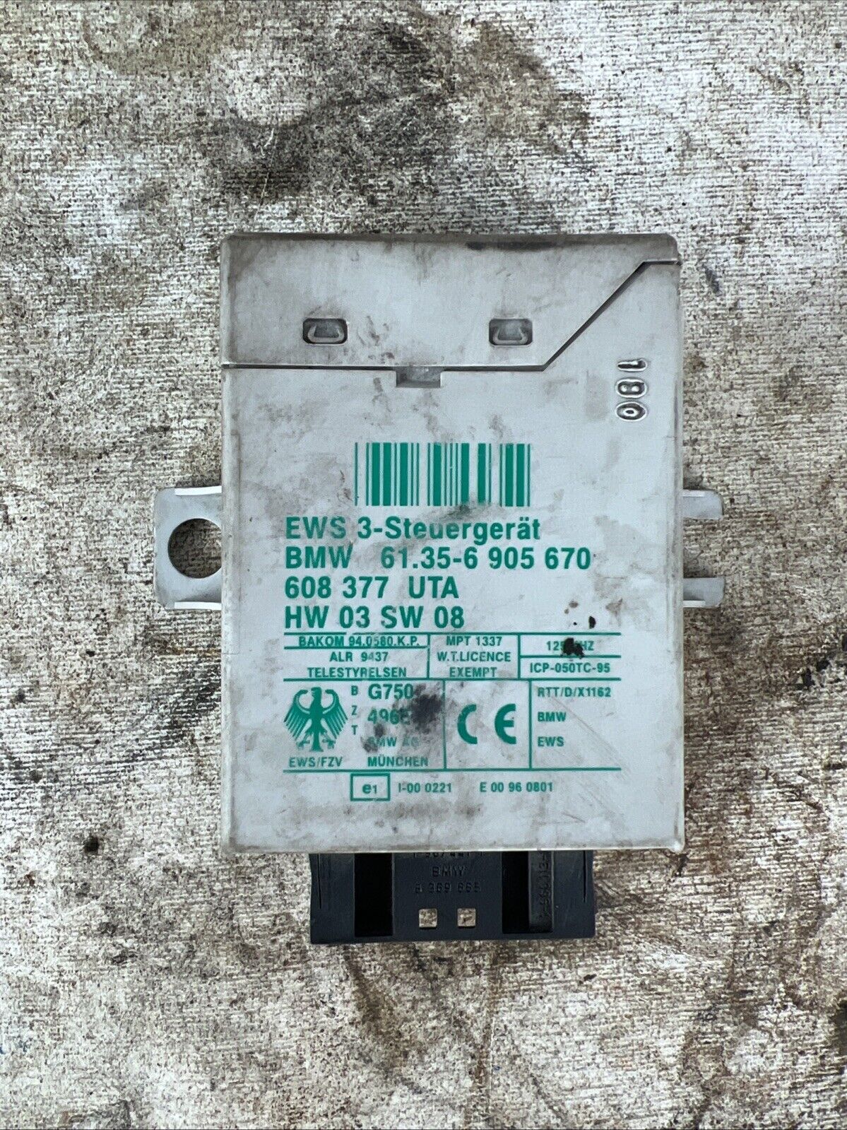 BMW E46 E39 E38 E83 E53 E85 E86 E52 3 5 7 X5 Z4 EWS 3 IMMOBILIZER CNTR UNIT EWS3