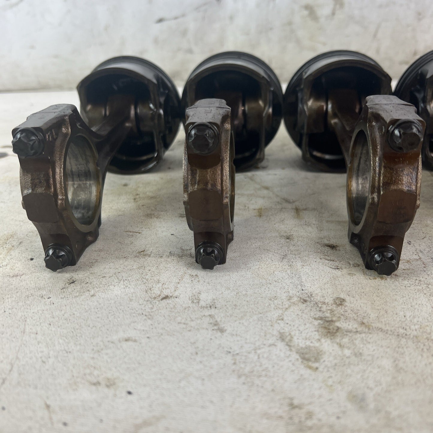 BMW E36 M52B28 Set of 6 Engine Pistons & Connecting Rods 2.8L #062