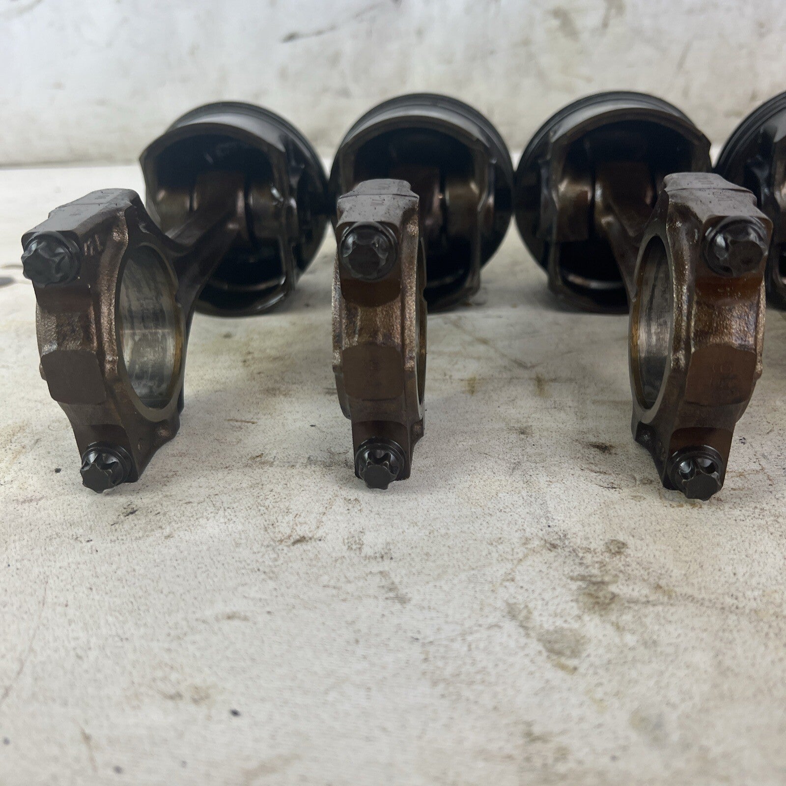 BMW E36 M52B28 Set of 6 Engine Pistons & Connecting Rods 2.8L #062