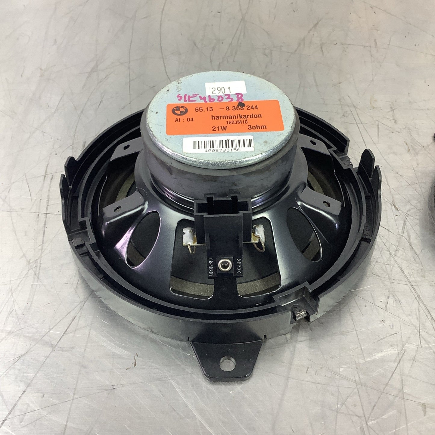 01-06 BMW E46 M3 HARMON KARDON DOOR / REAR DECK SPEAKERS 8368244 PAIR