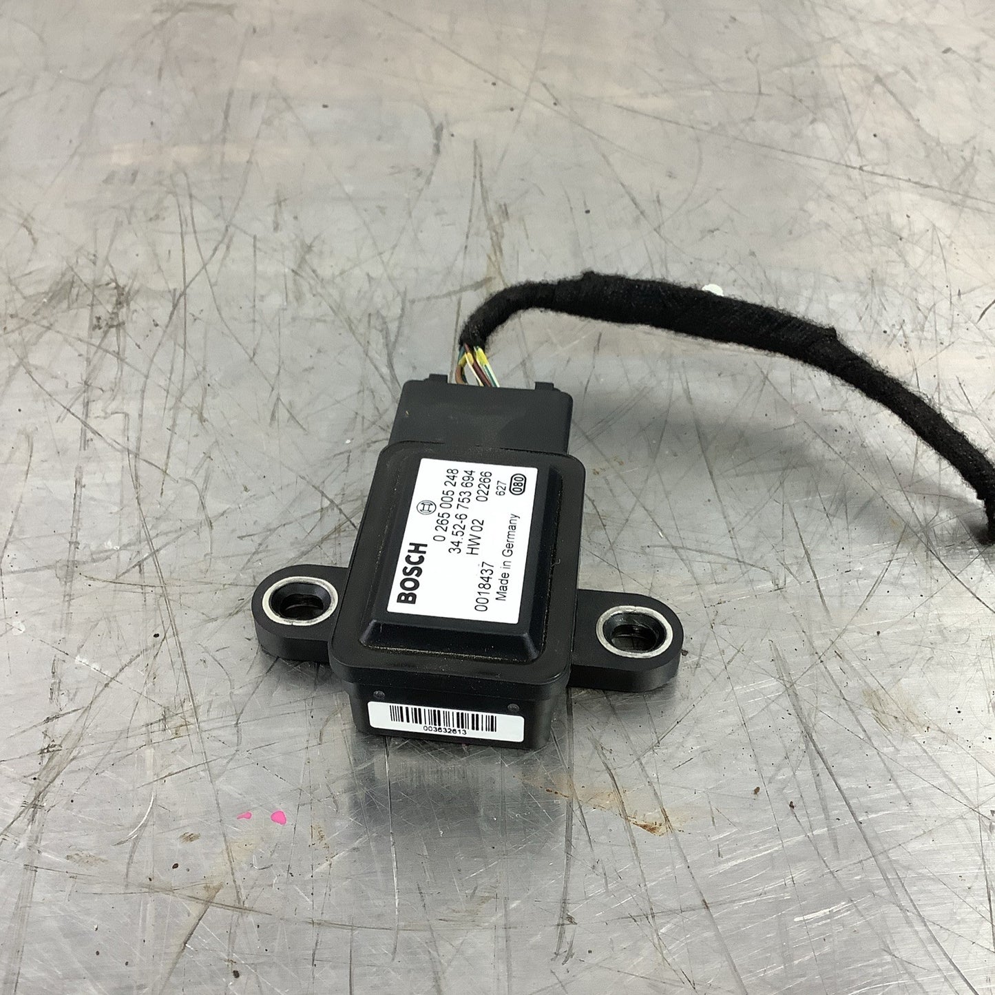 BMW E46 E39 E38 E53 X5 E52 SPEED YAW RATE SENSOR STABILITY CONTROL