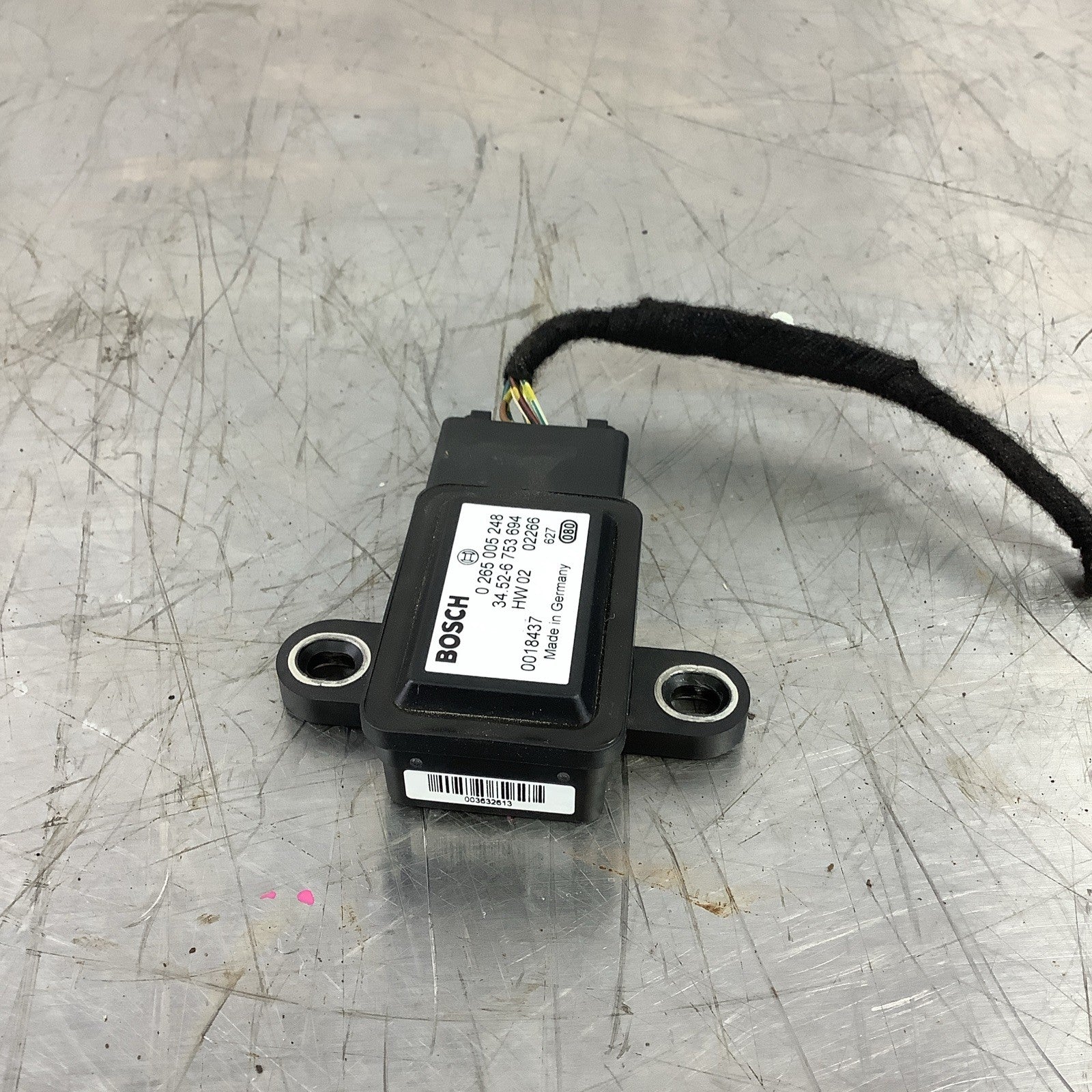 BMW E46 E39 E38 E53 X5 E52 SPEED YAW RATE SENSOR STABILITY CONTROL