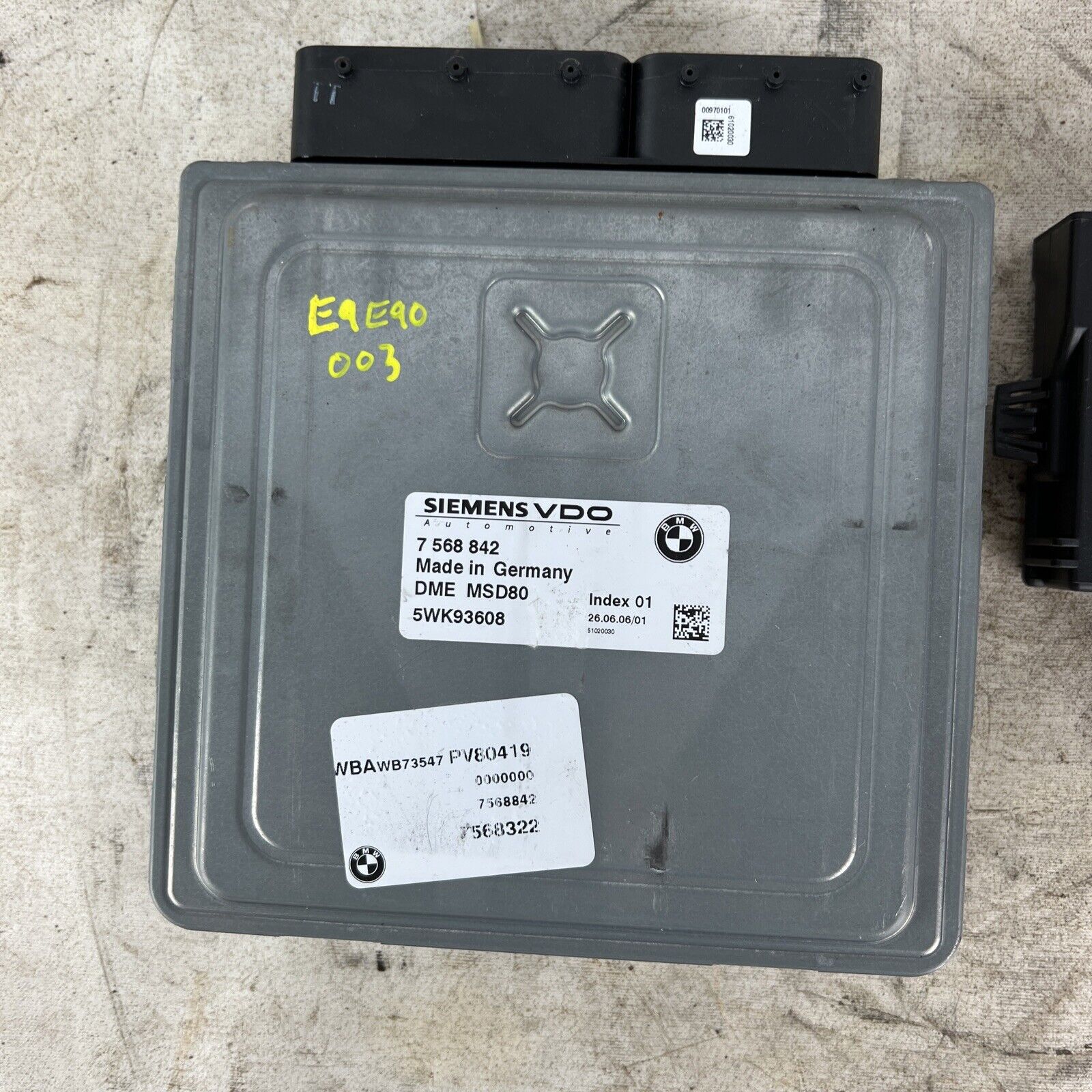 ✅06-13 BMW E90 E92 E93 135i 335i N54 Engine Control ECU DME CAS Key MANUAL