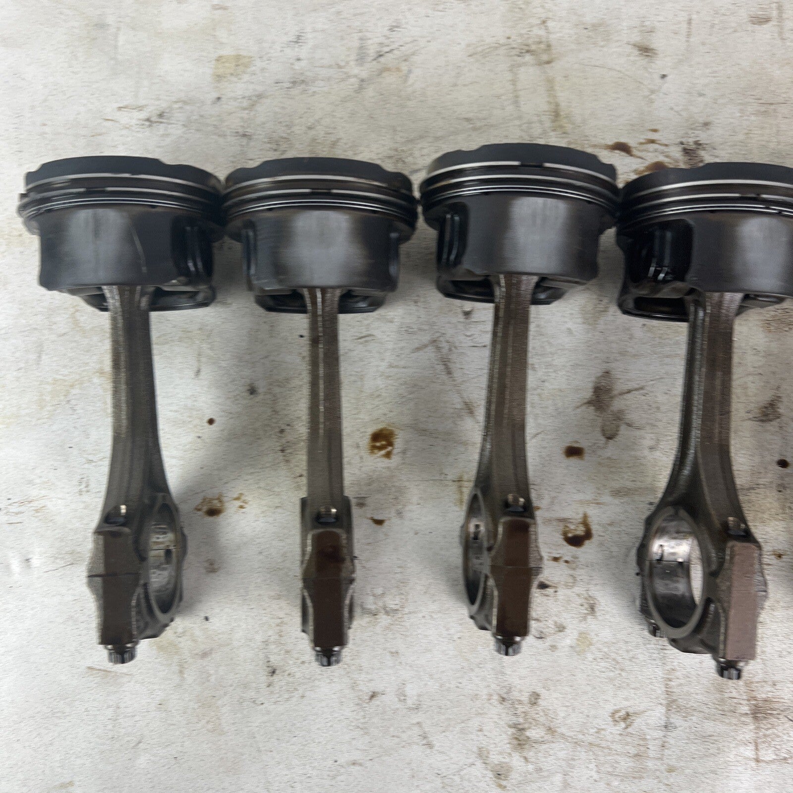 BMW E36 M52B28 Set of 6 Engine Pistons & Connecting Rods 2.8L #063