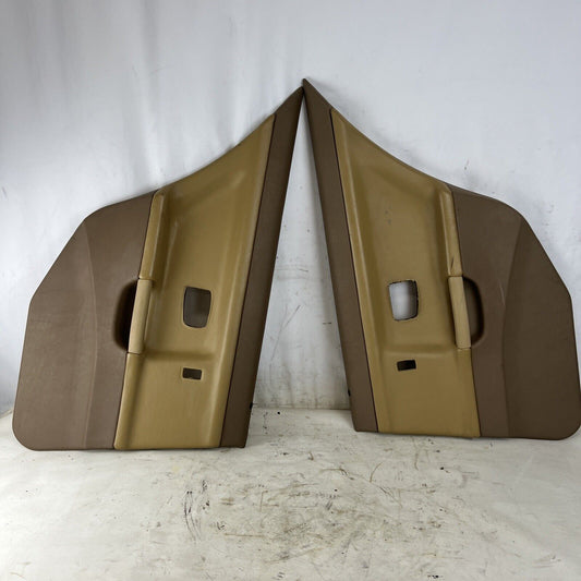 BMW E36 Sedan REAR DOOR PANELS TAN PAIR 325 318 328 Card 4 Door TRIM OEM BEIGE