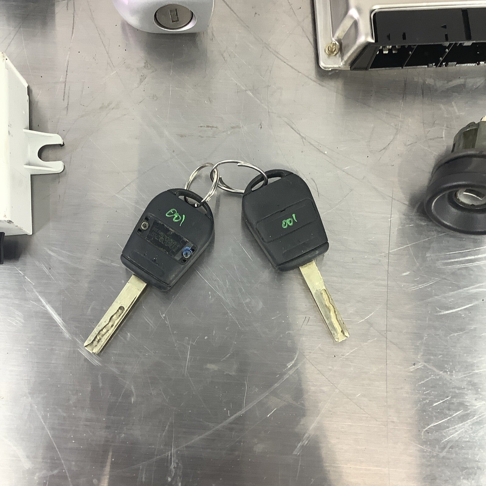 2000 BMW 328i E46 ECU KIT 7500255 MS42 TWO REMOTE KEYS Ignition Cylinder trunk