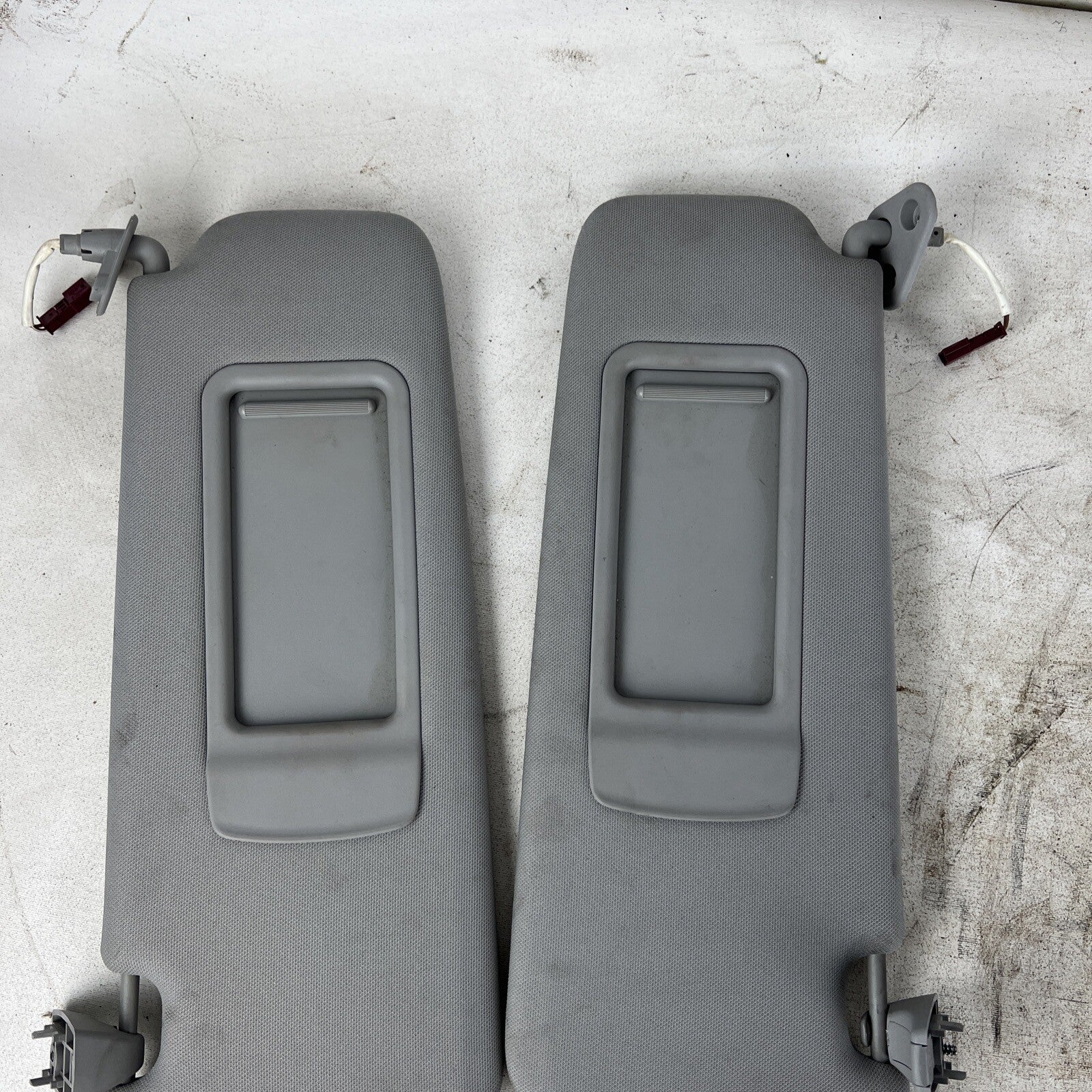 2007 - 2012 BMW 3 SERIES E92 COUPE SUN VISOR SHADE W MIRROR LEFT RIGHT SET OEM