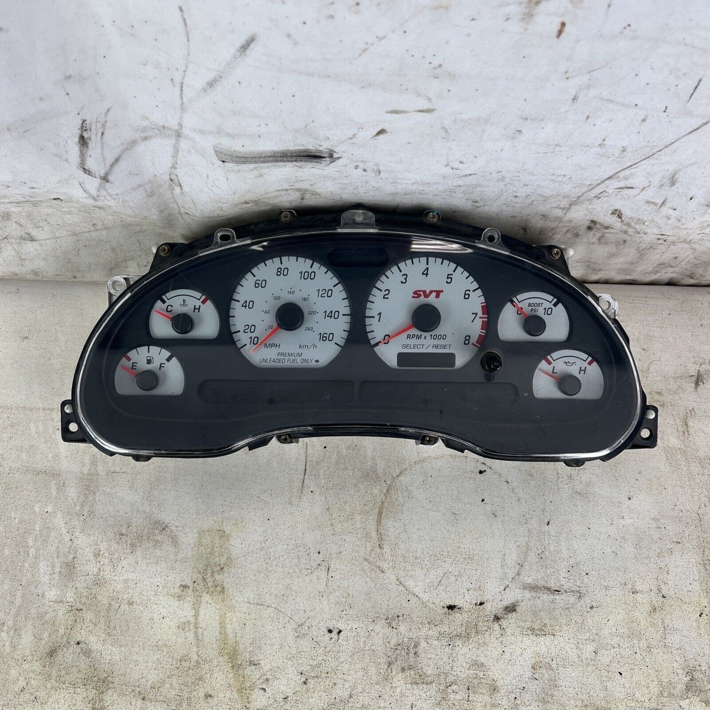 03 04 Ford Mustang Cobra SVT Gauge Cluster