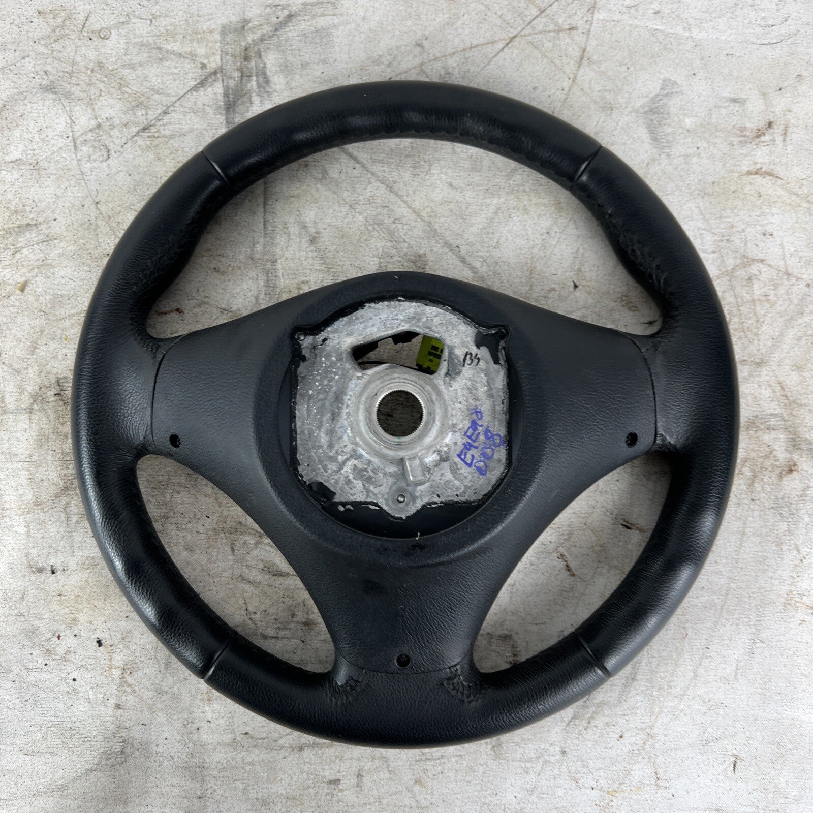 ? 07-11 OEM BMW E82 E90 E92 E93 X1 328 335 Sport Leather Steering Wheel Black MT