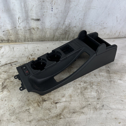 ⭐ 00-06 Bmw E46 3 Series Front Center Console Cup Holder Tray Cover Black Oem