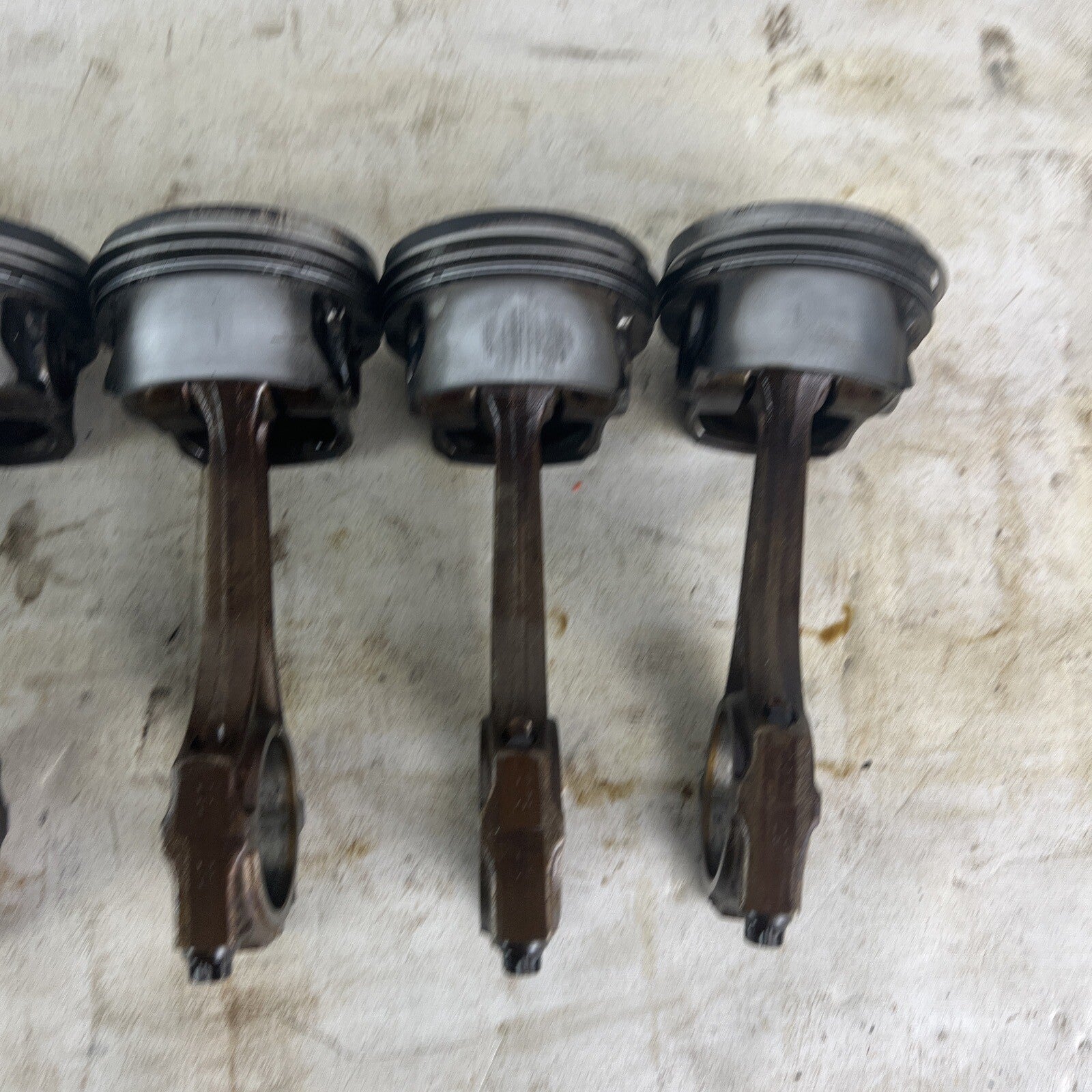 BMW E36 M52B28 Set of 6 Engine Pistons & Connecting Rods 2.8L #062