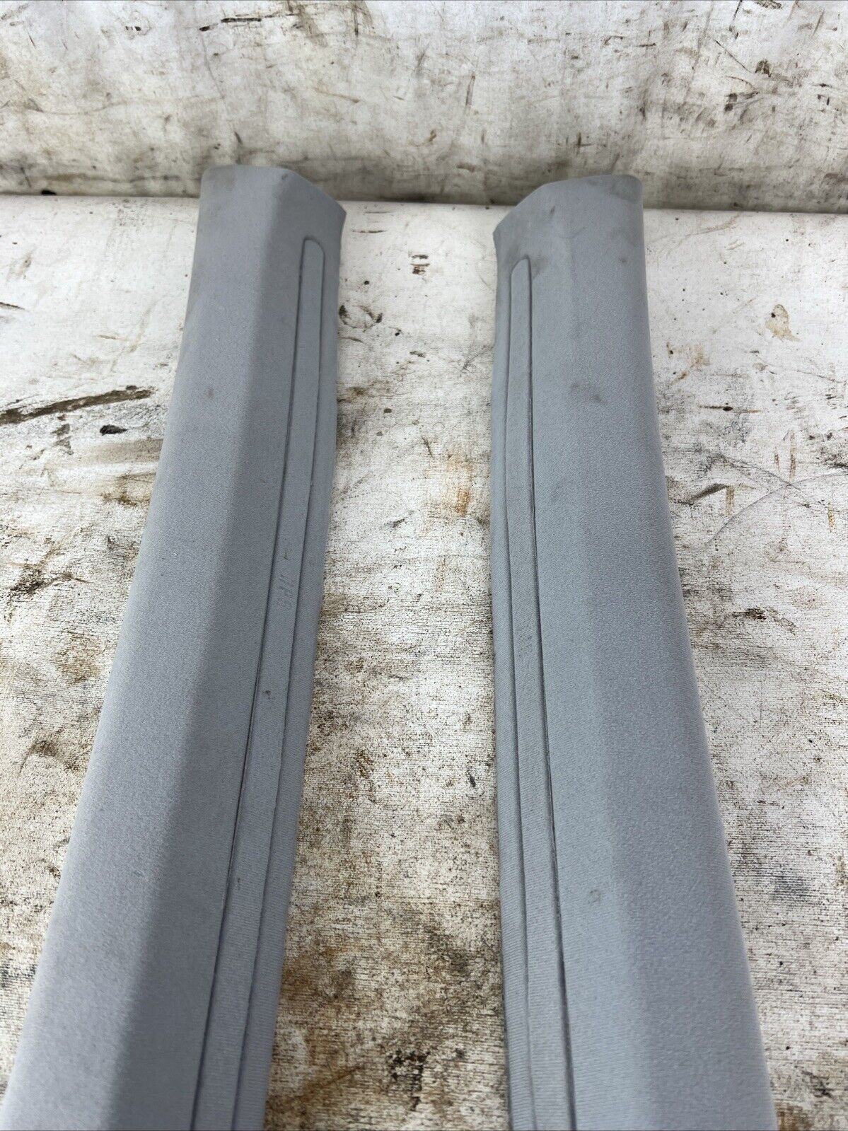 BMW 3-series E46 Sedan/Touring Left Right Column A Covers for Gray Ceiling OEM