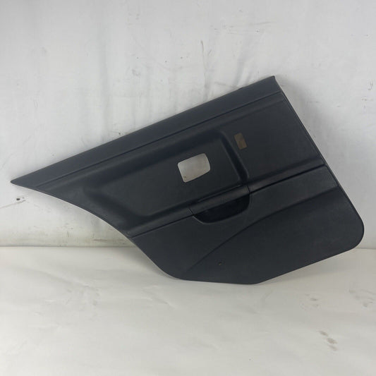 BMW E36 3-Series Black Left Rear Door Panel Trim Card 4dr Sedan 1992-1998 OEM