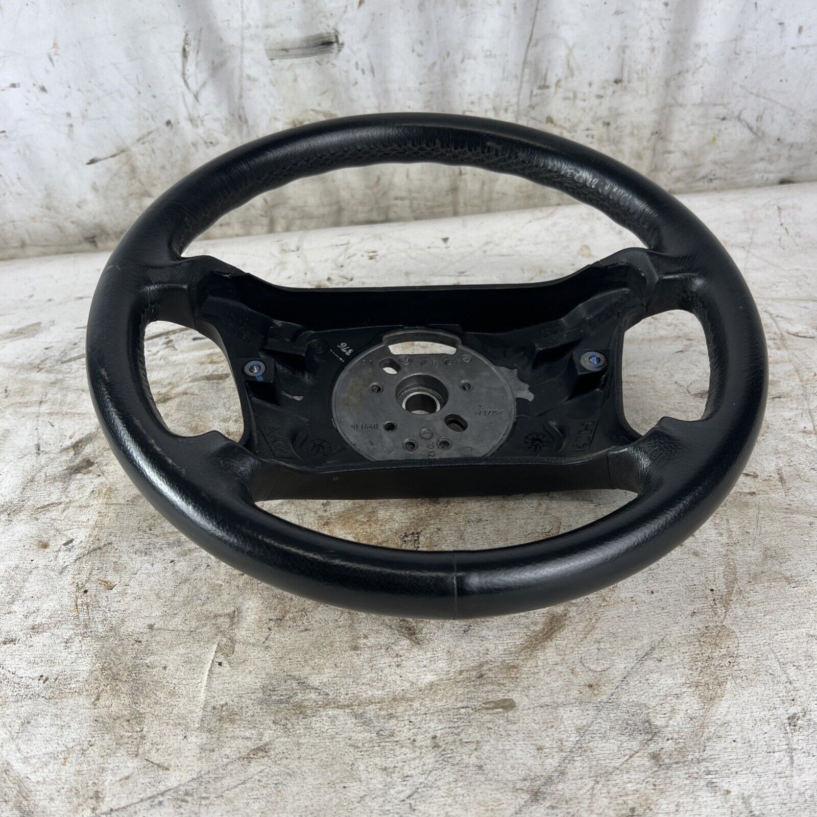 Driver Side Leather Steering Wheel 4 Spoke OEM BMW E46