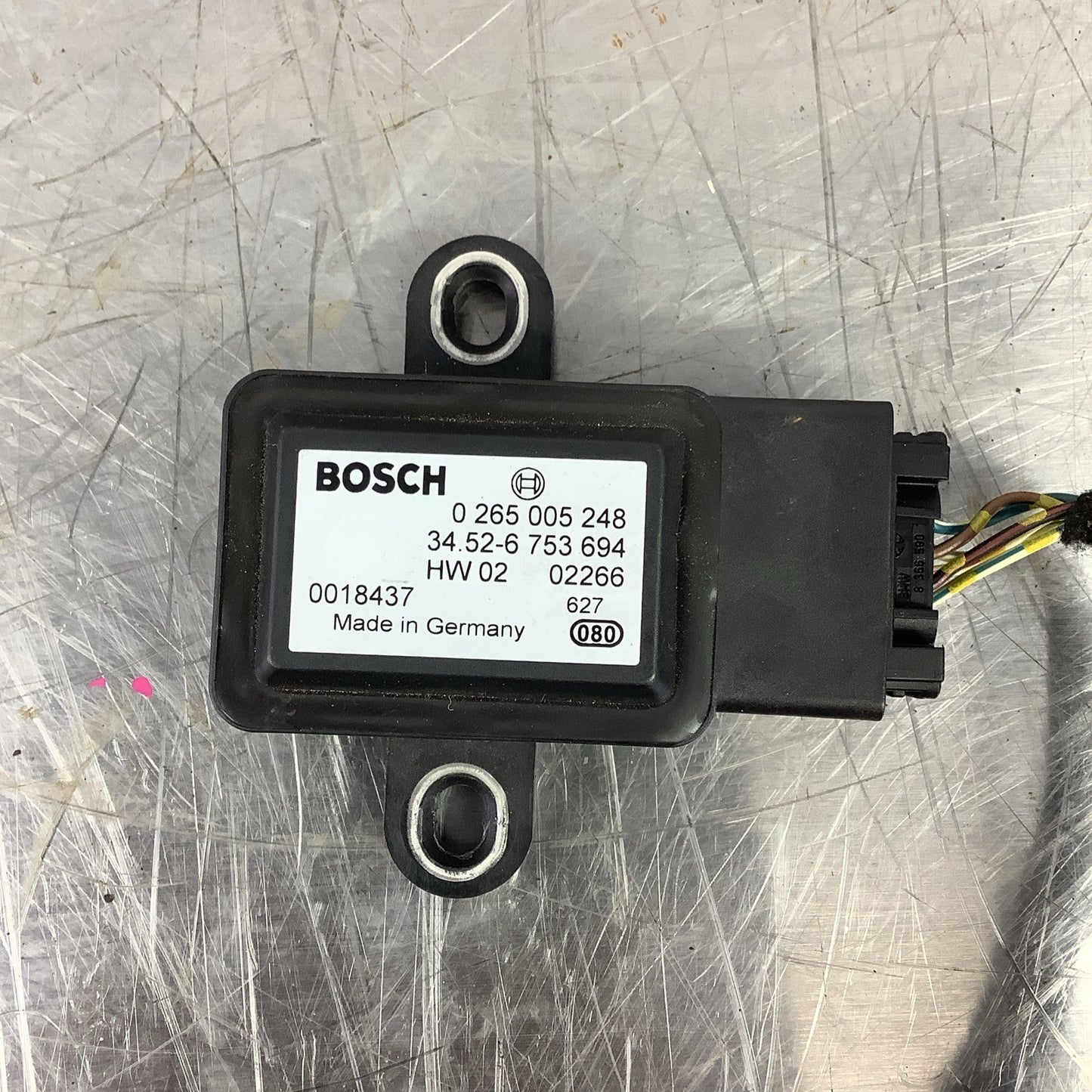 BMW E46 E39 E38 E53 X5 E52 SPEED YAW RATE SENSOR STABILITY CONTROL